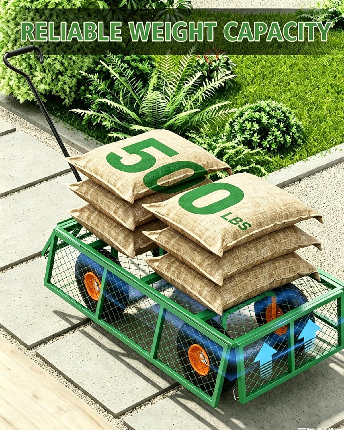 Garvee HQ-P-O3-4HPH-5D8D Yard-Carts - View #4