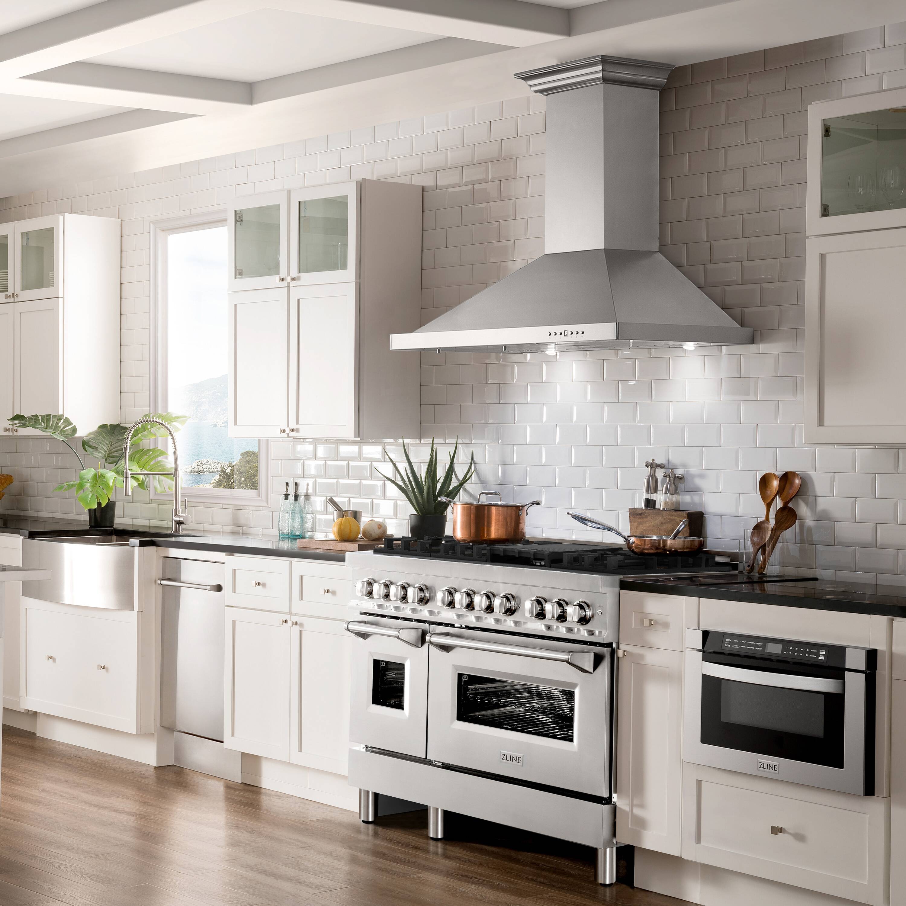 ZLINE KITCHEN & BATH RA48 Double-Dual-Fuel-Ranges - View #15