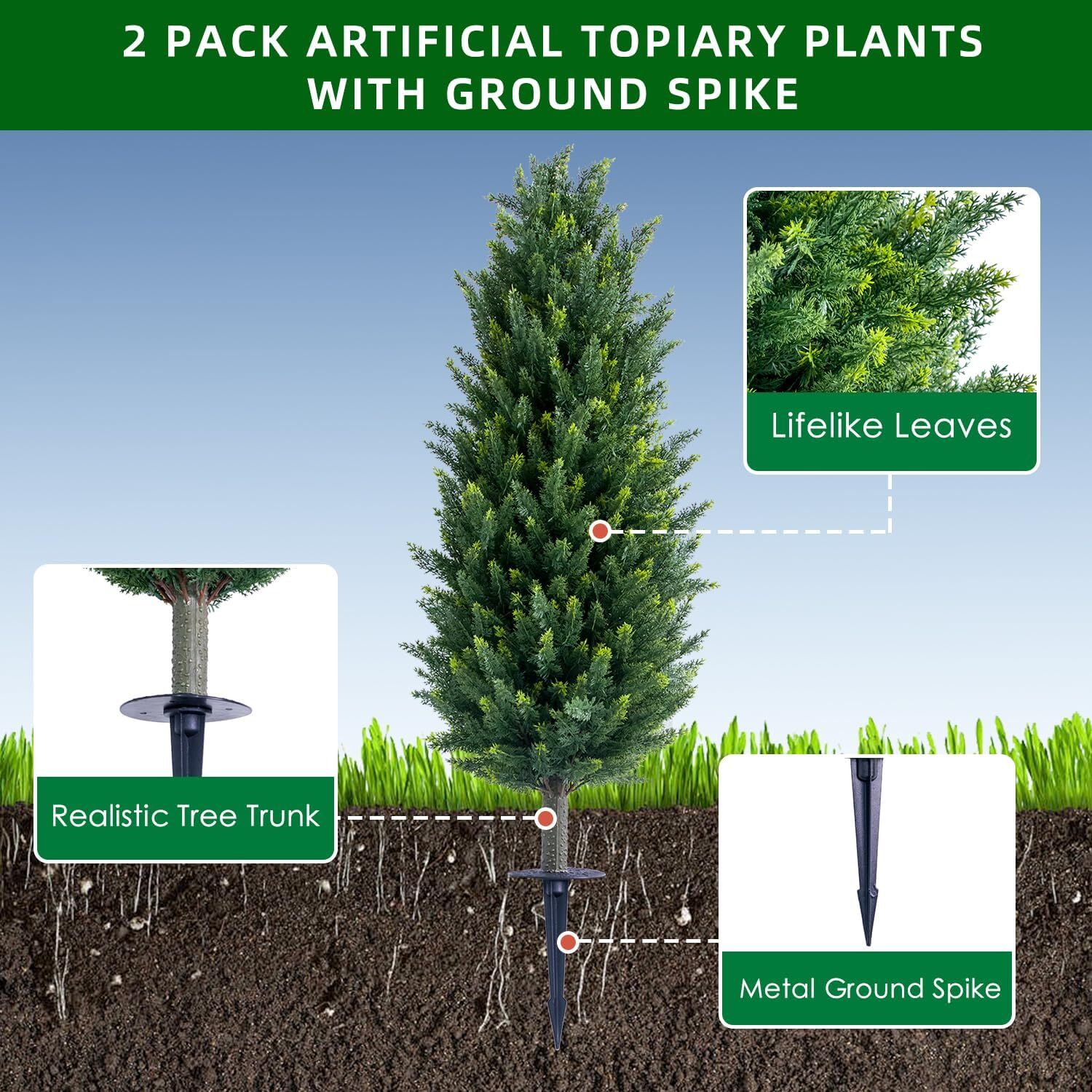 Qeetex GGL-PHK-34C8XFPH Artificial-Plants-Trees - View #5