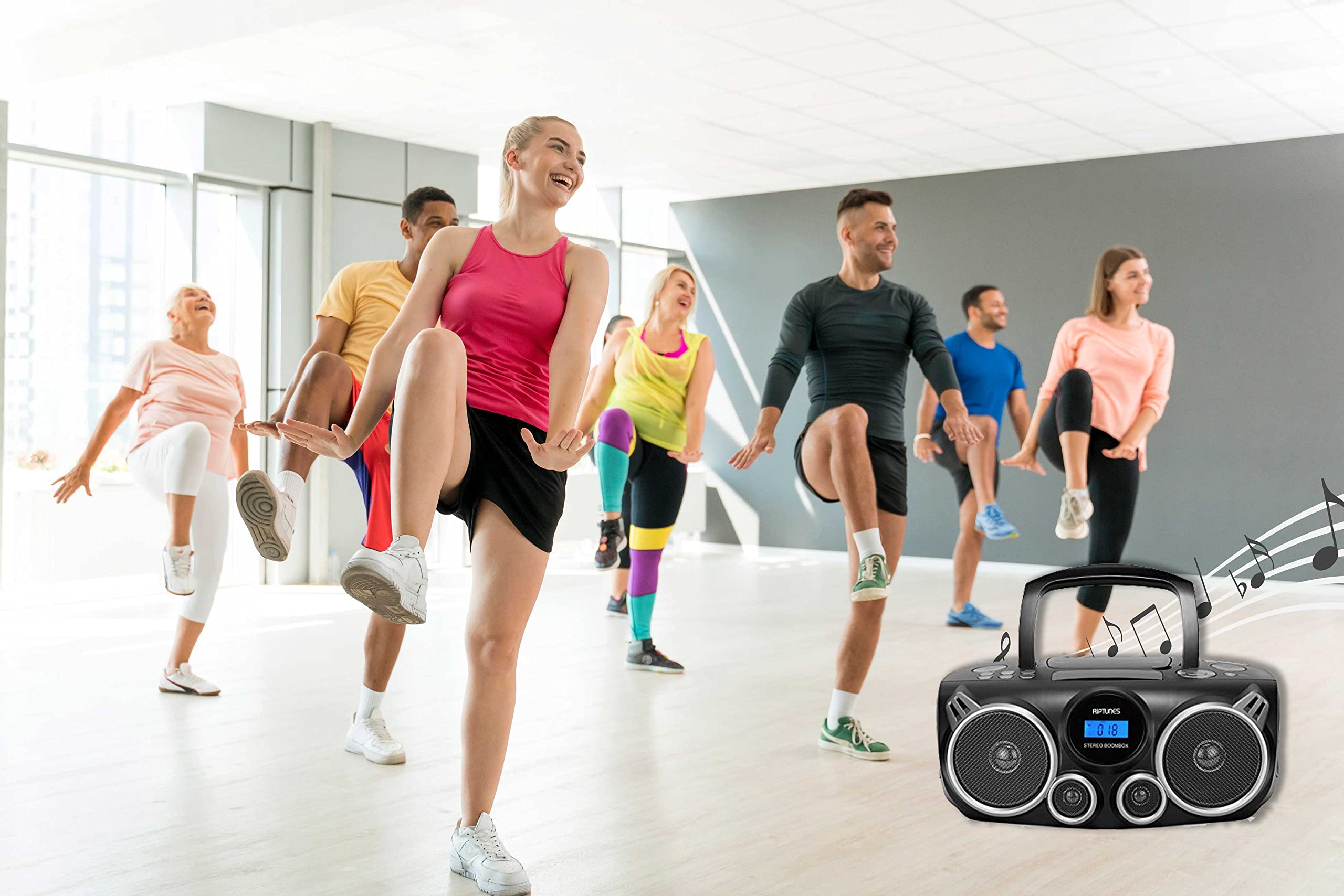 Riptunes W-CDB490BTK-697 Boomboxes-Radios - View #5