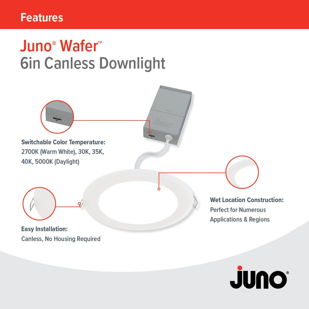 Juno WF6SWW5MWCP12 Led-Retrofit-Downlight - View #3
