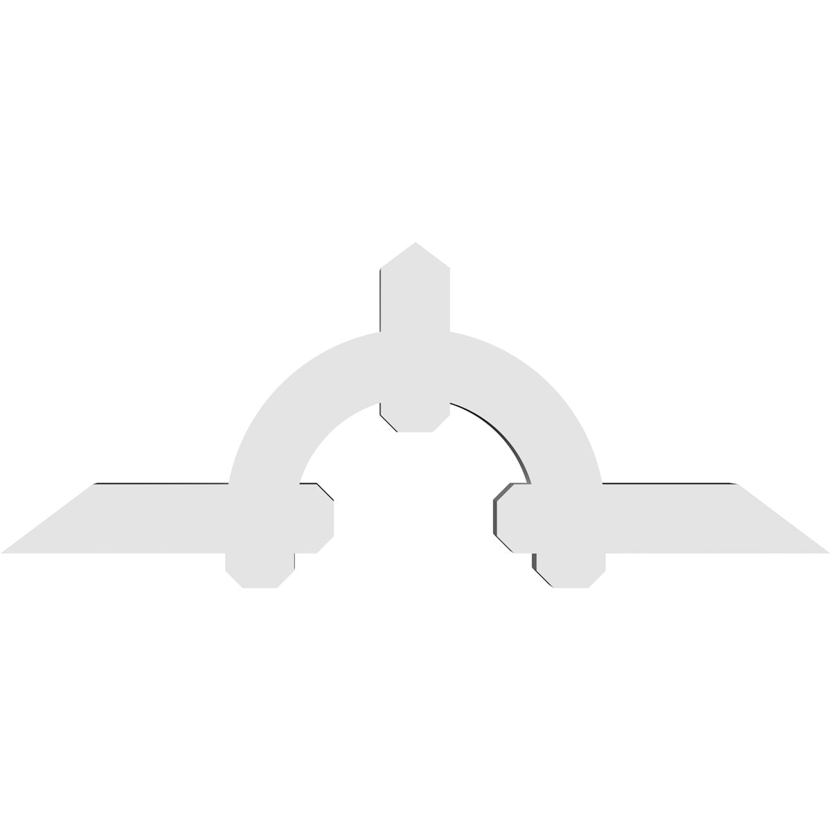 Ekena Millwork GBP048X18X0404ERI00 Exterior-Brackets-Braces - View #4