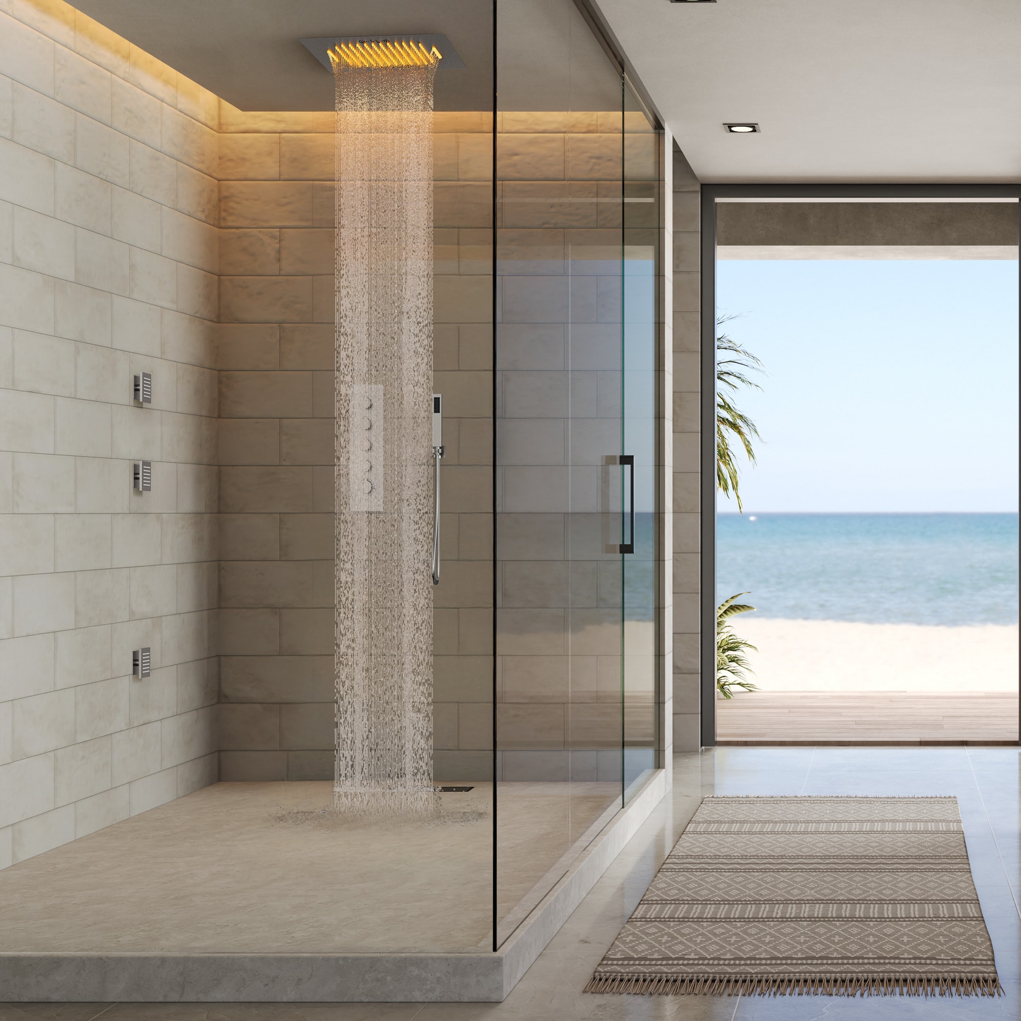 GRANDJOY SGF10GJ-55-BN20 Showerhead-Bar-Panels - View #3
