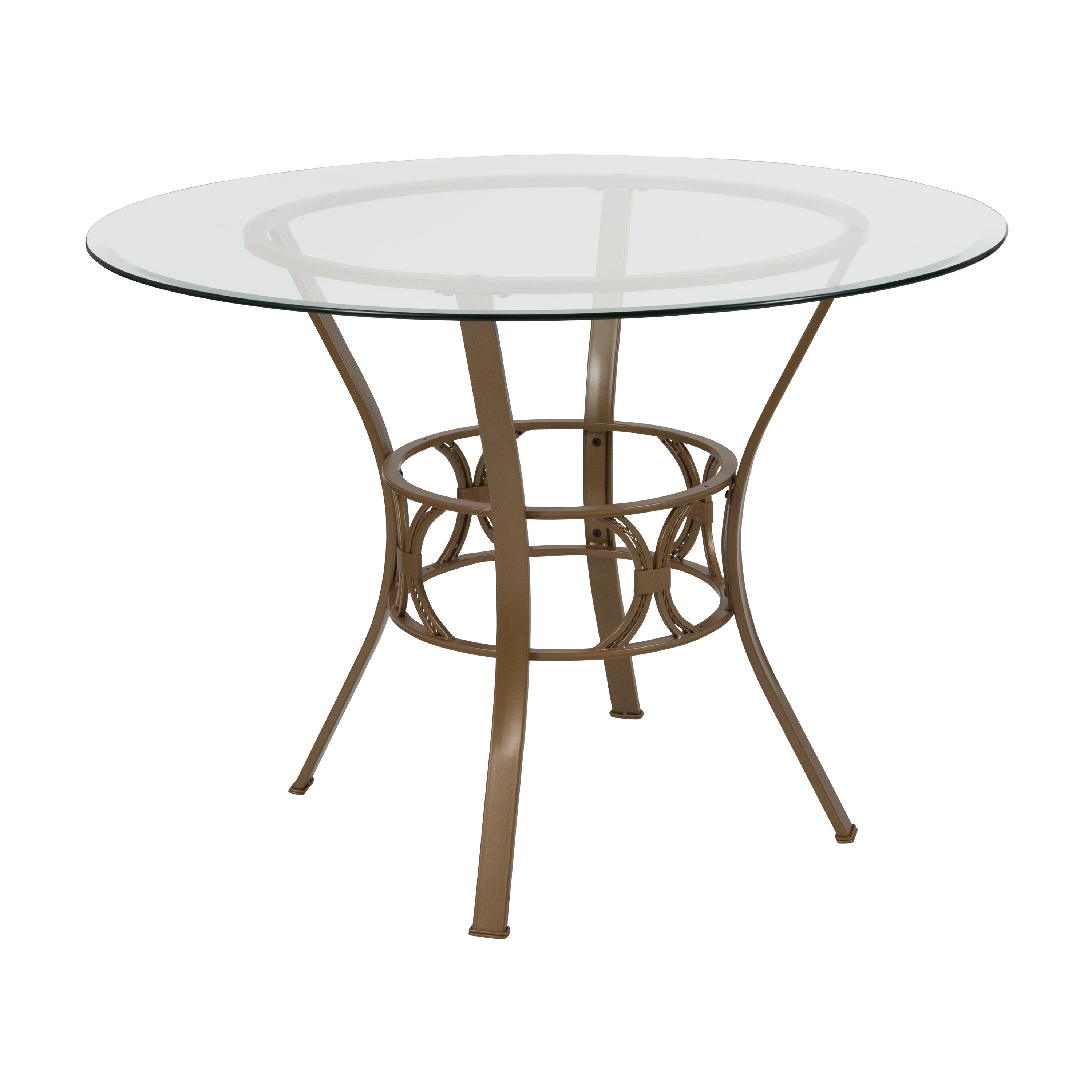 Round Dining Table Glass Top, Round Glass Dining Table Metal Base