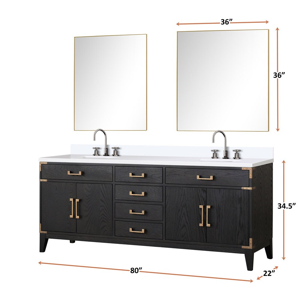 Lexora LVW80DJ201 Bath-Vanity-Combo - View #6