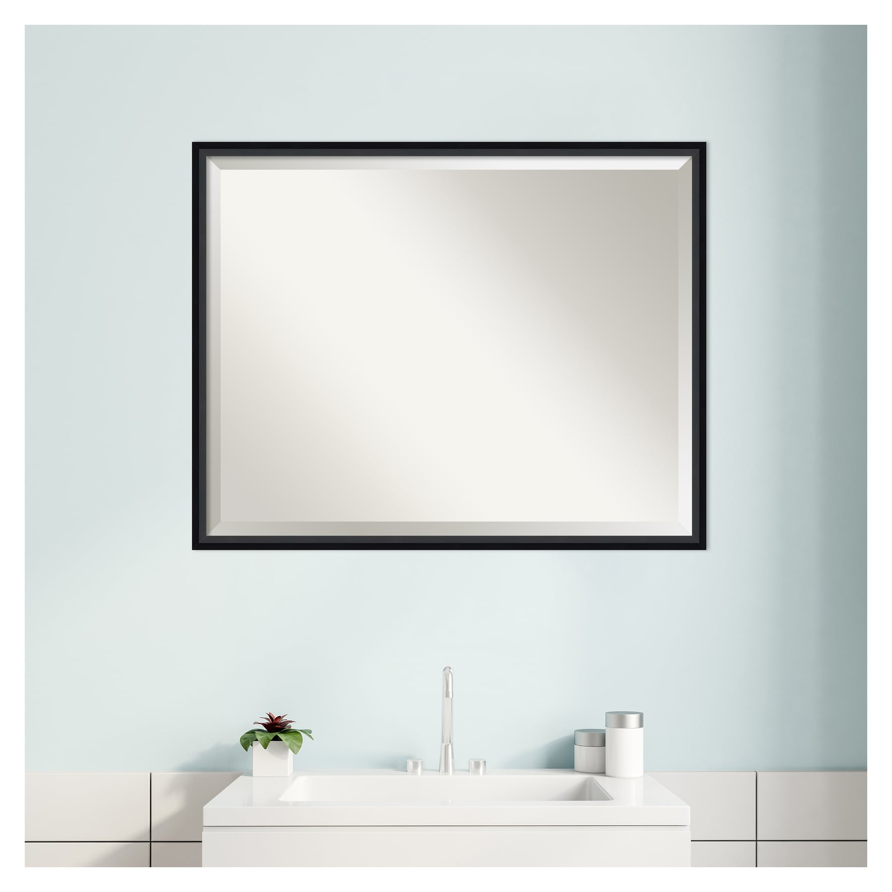 Amanti Art Lucie Black Frame Collection 29-in x 22-in Lucie Black ...