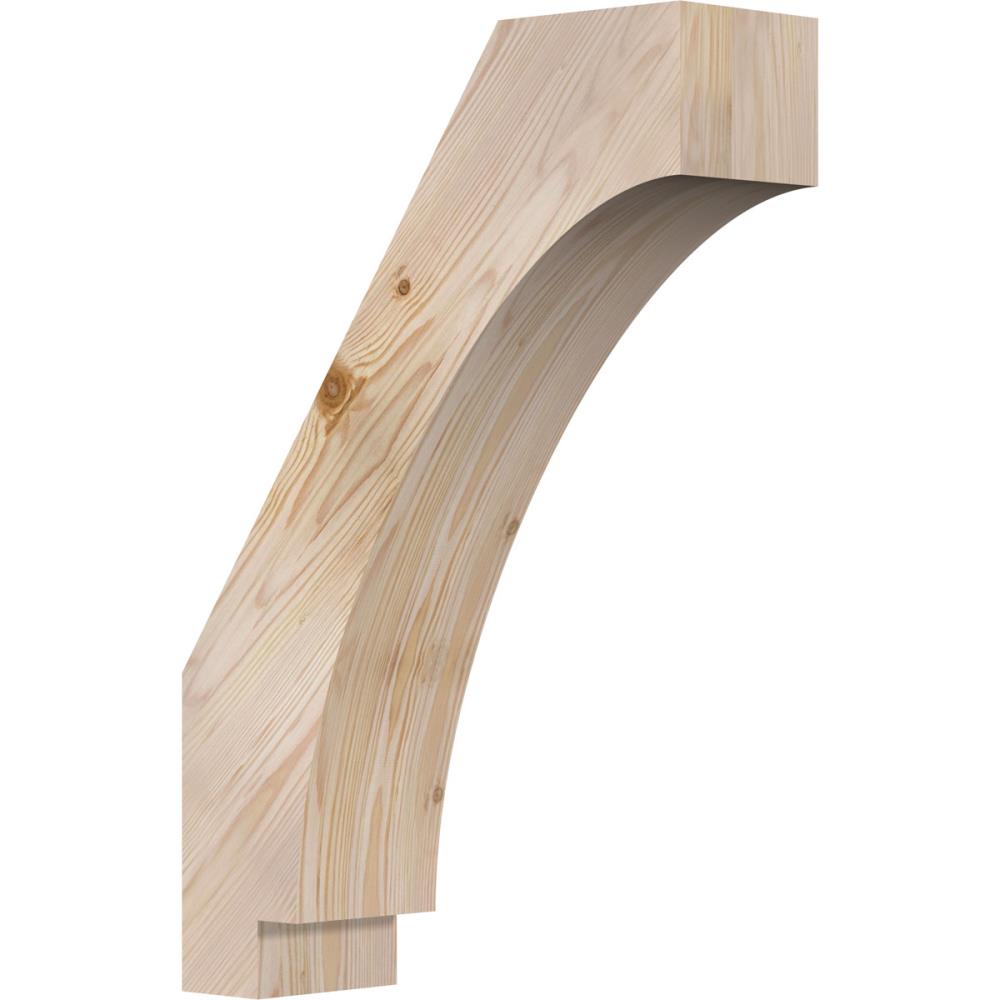 Ekena Millwork BRC06X18X26IMP00SDF 5-1/2-in x 18-in x 26-in Douglas Fir Unfinished Wood Imperial smooth