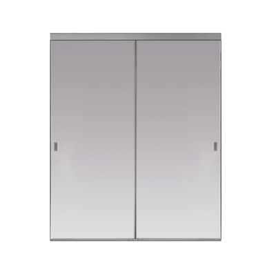 Closet Doors Department At, Frameless Beveled Bifold Mirror Doors