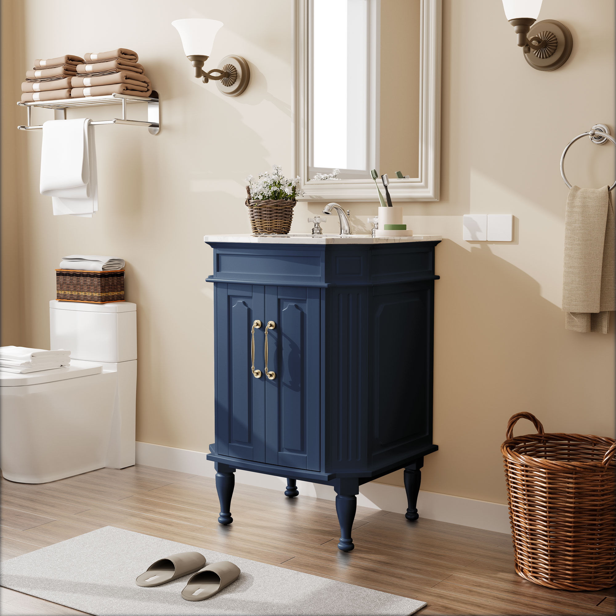 VOUA LWS-10X10-LK-OE+BASE Bath-Vanity-Combo - View #8