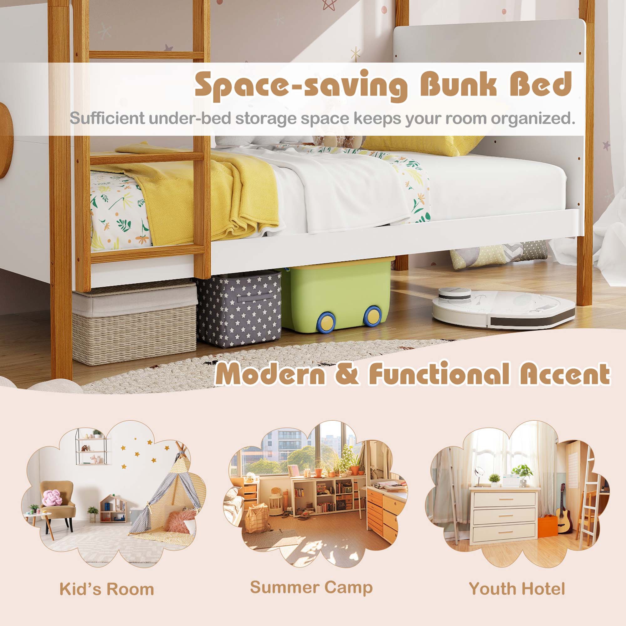 Costway HCST00694 Bunk-Beds - View #3