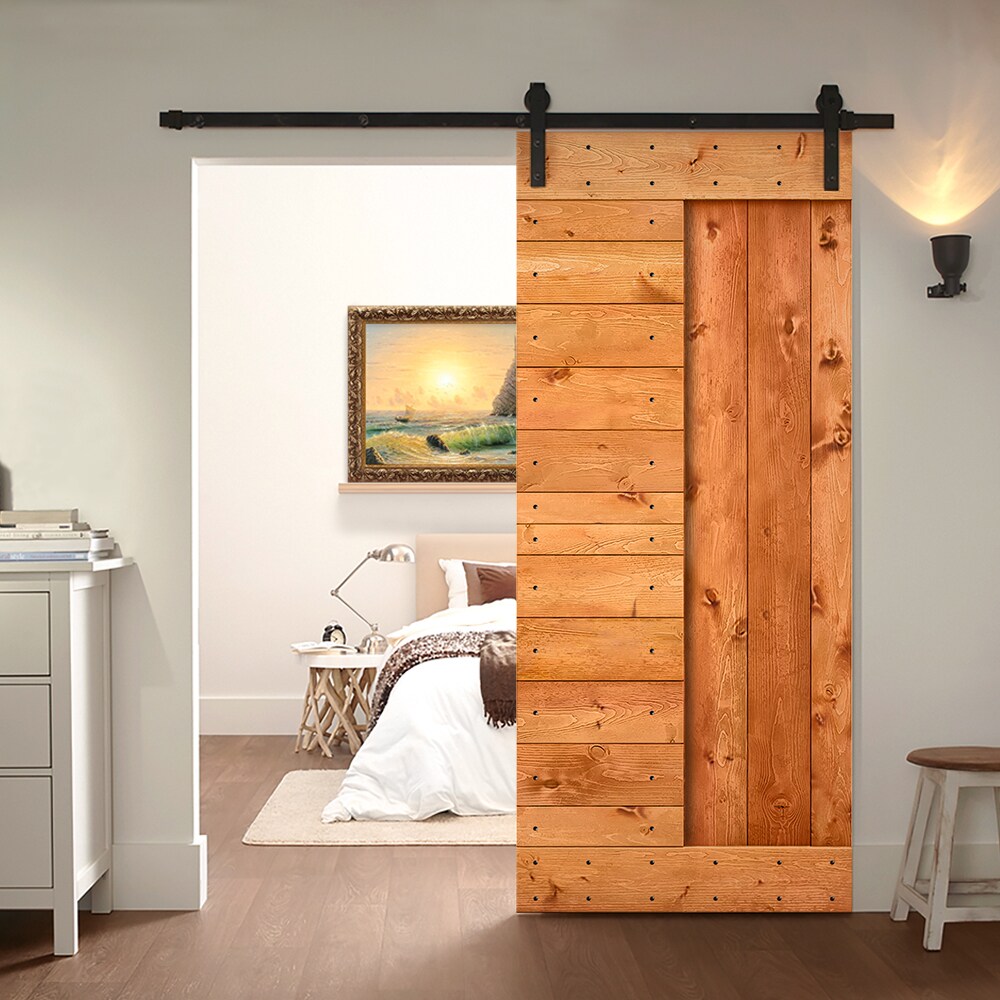 CALHOME SMK-96+DIY-N2-42R Barn-Doors - View #2