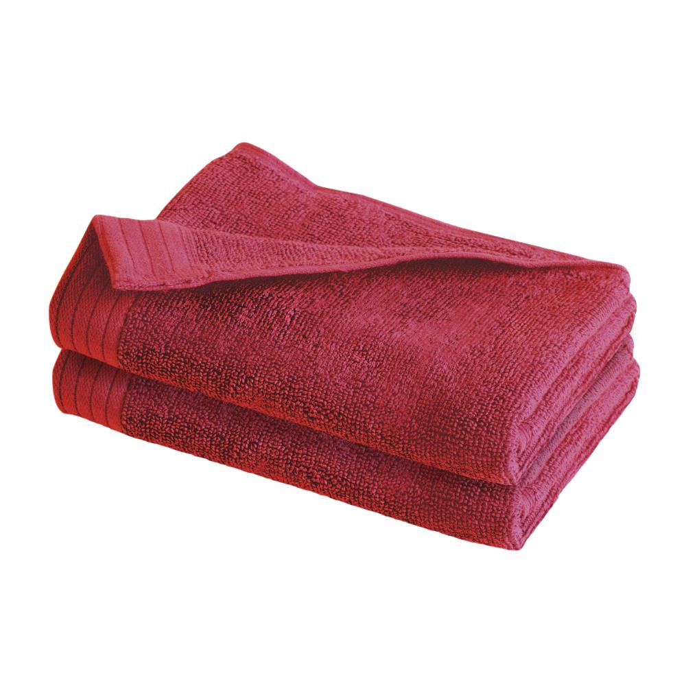 WestPoint Home Light Pink Cotton Quick Dry Hand Towel (Martex