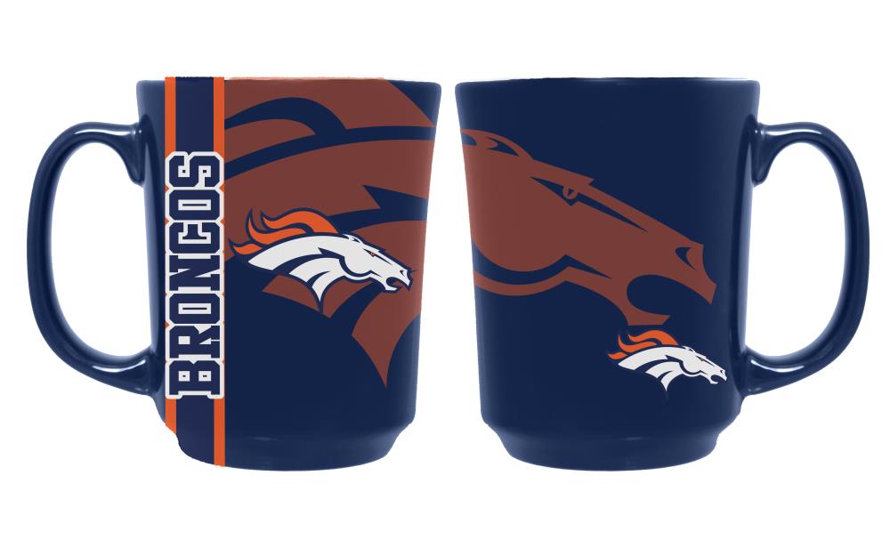 The Memory Company NFL-DBR-1679 Denver Broncos 11-fl oz Ceramic Team Color Novelty Drinkware Set of: 1