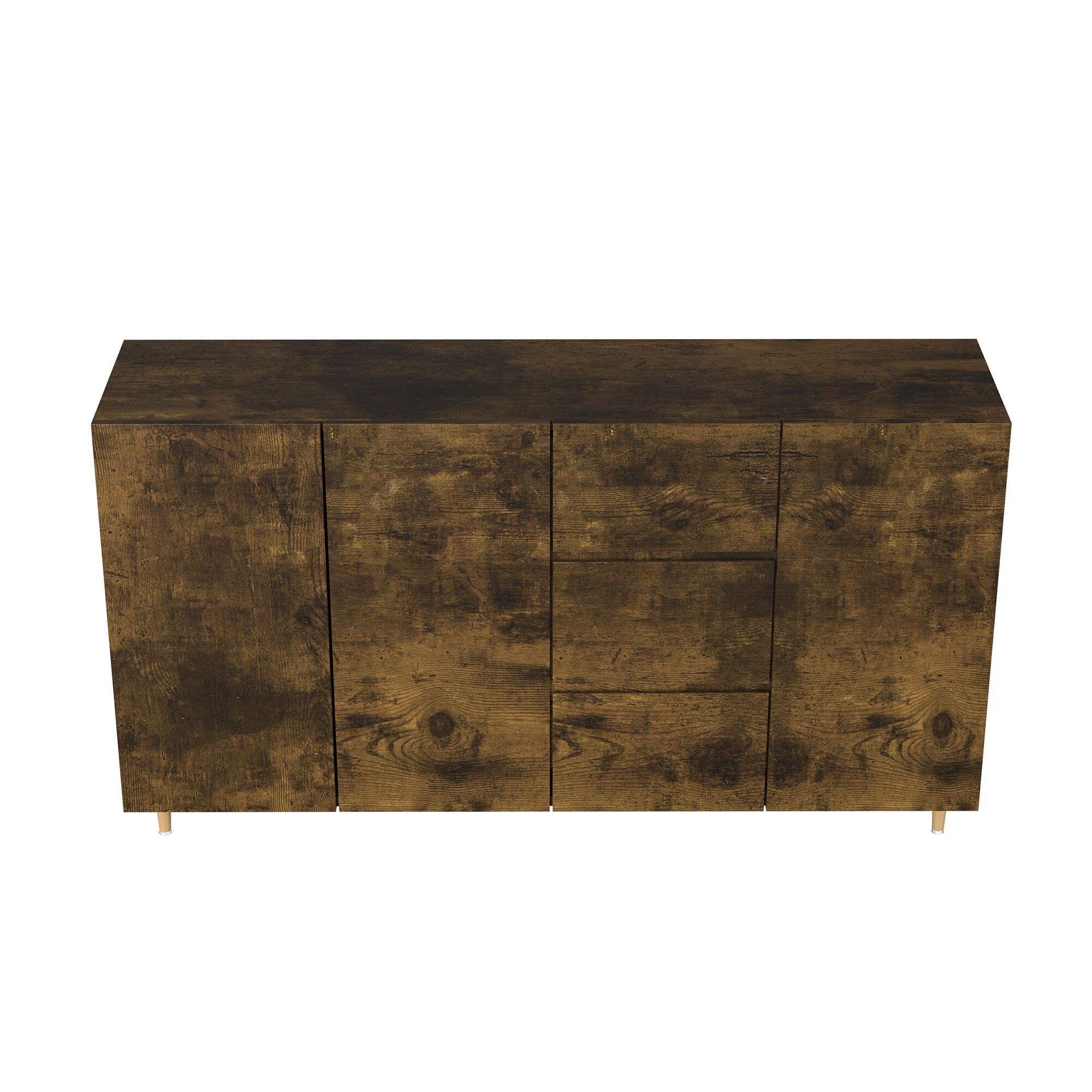 Bybafun YD2700122 Contemporary/Modern Black Brown Sideboard