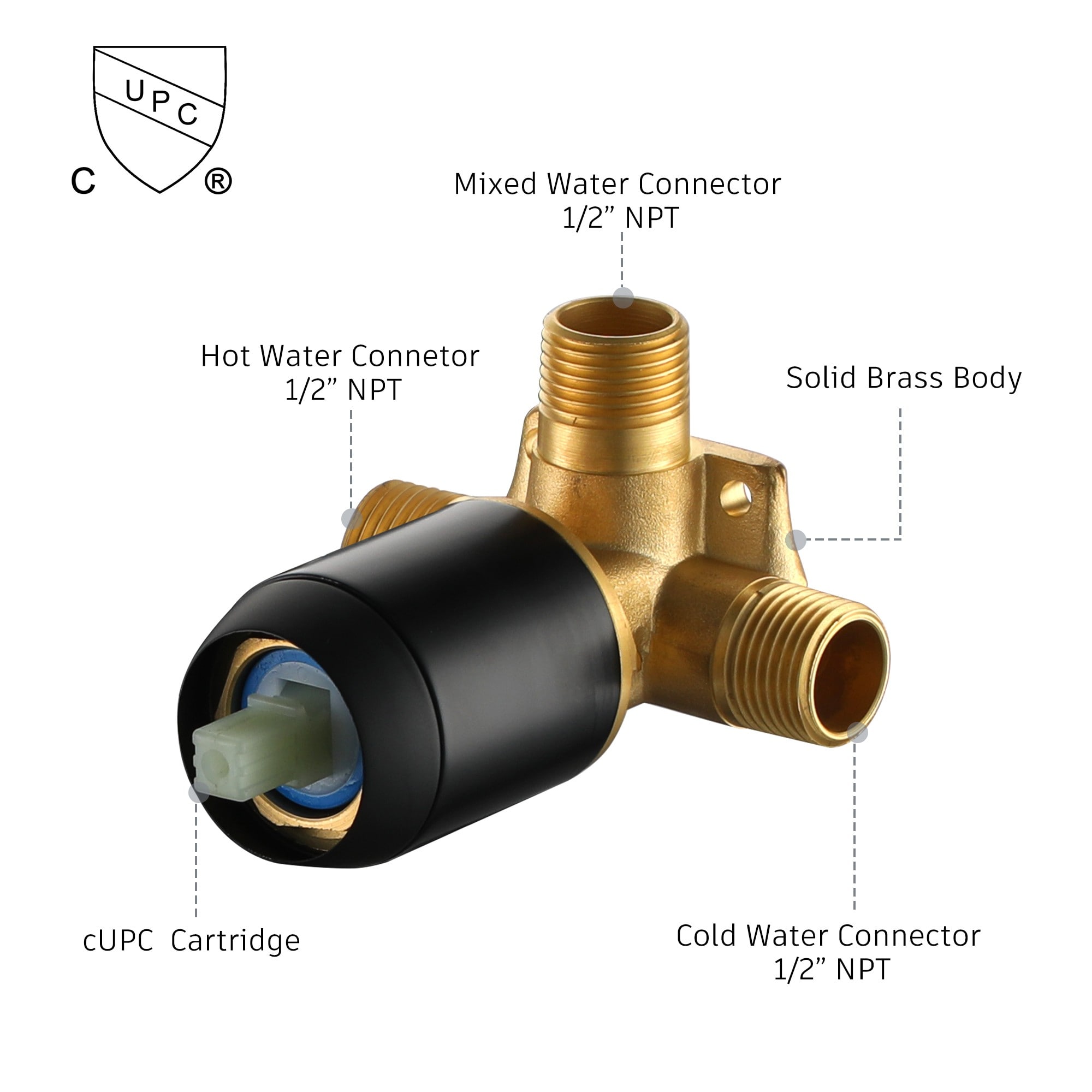 CASAINC M6066-B-10-BN Lavatory-Faucets - View #7