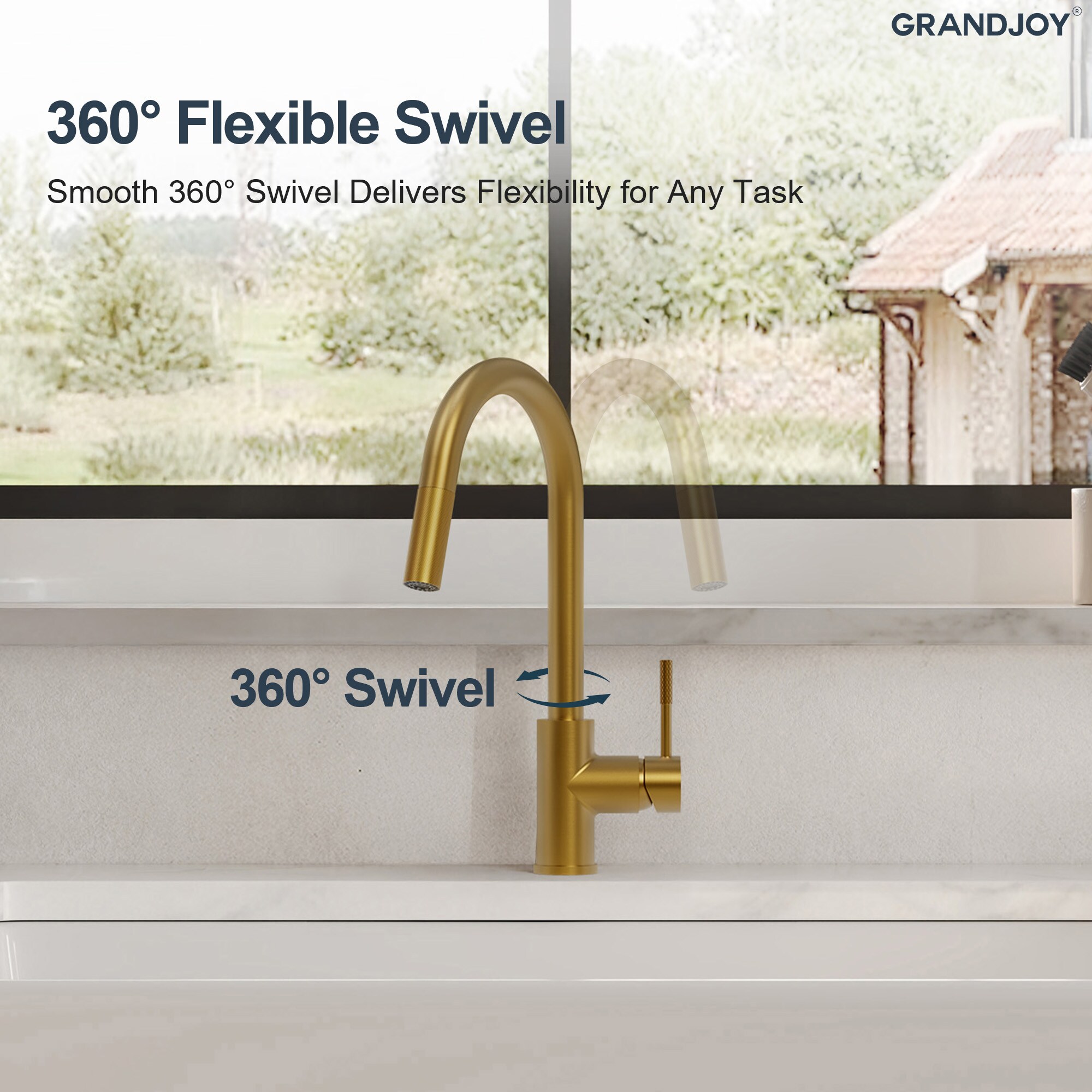 GRANDJOY SGF11GJ-76-BG Kitchen-Faucets - View #9