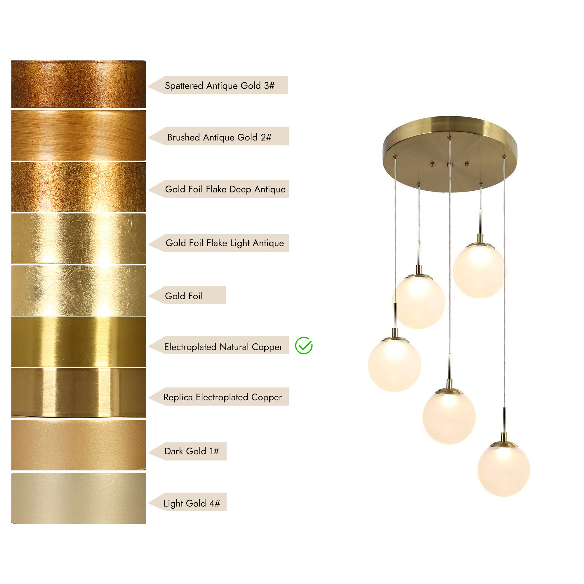 ZEVNI L3QBEMYFW4412SB7 Pendant-Lights - View #7