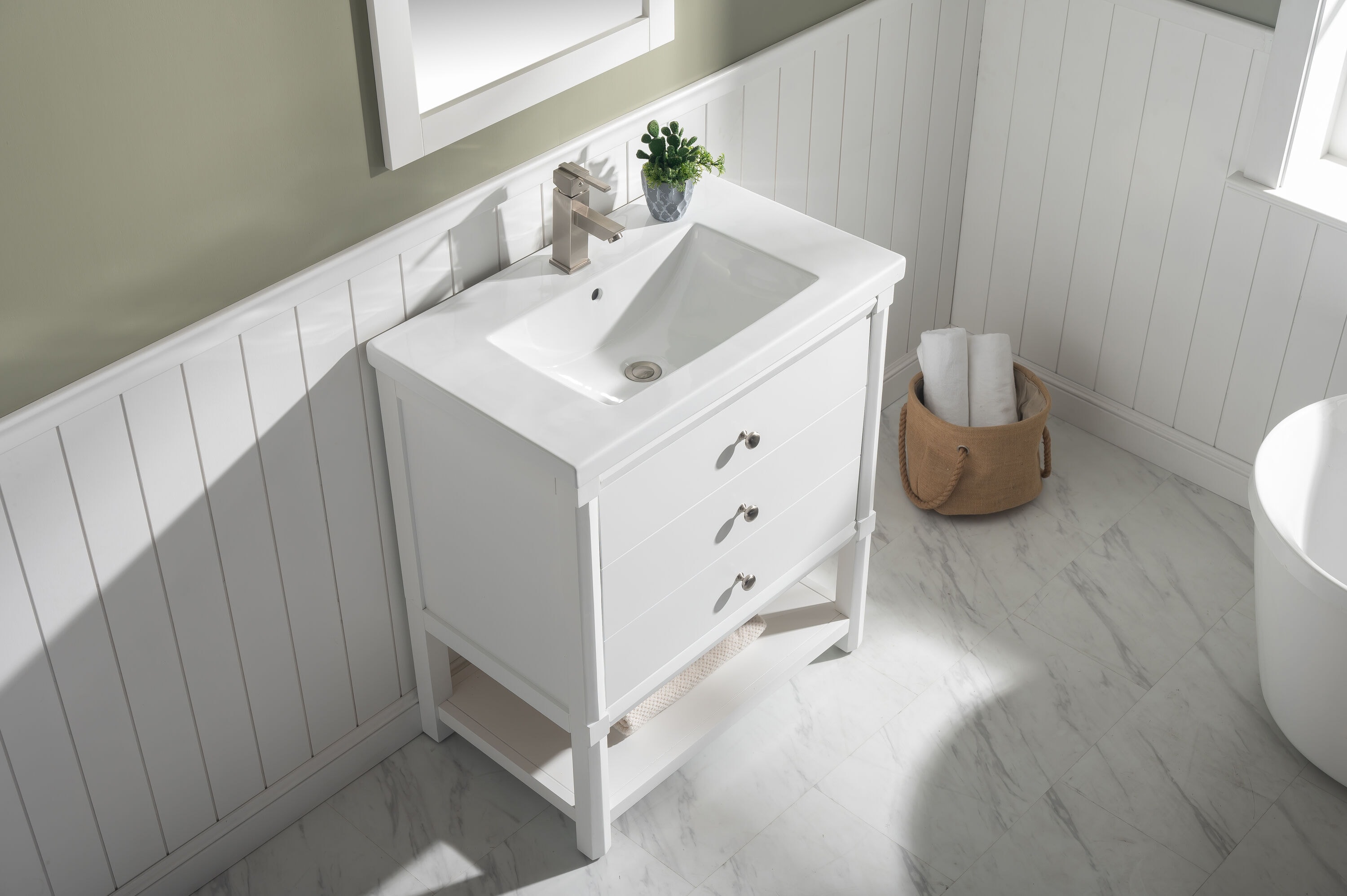 Design Element S07-30-WT Bath-Vanity-Combo - View #5