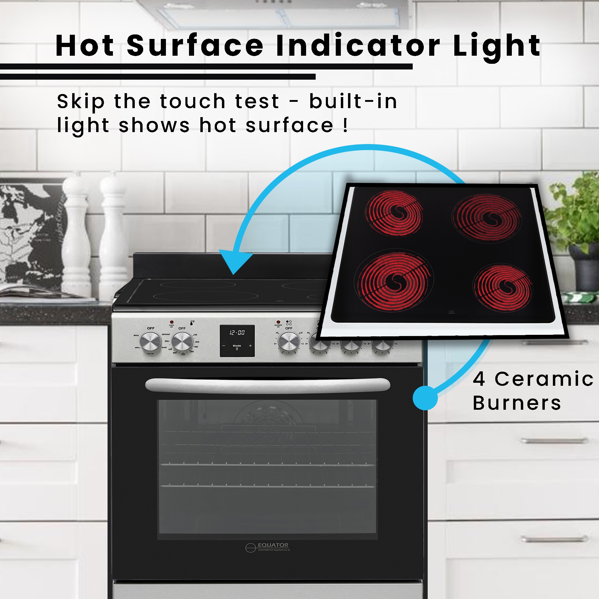 Equator Advanced Appliances ECR 244 S Freestanding-Electric-Ranges - View #7