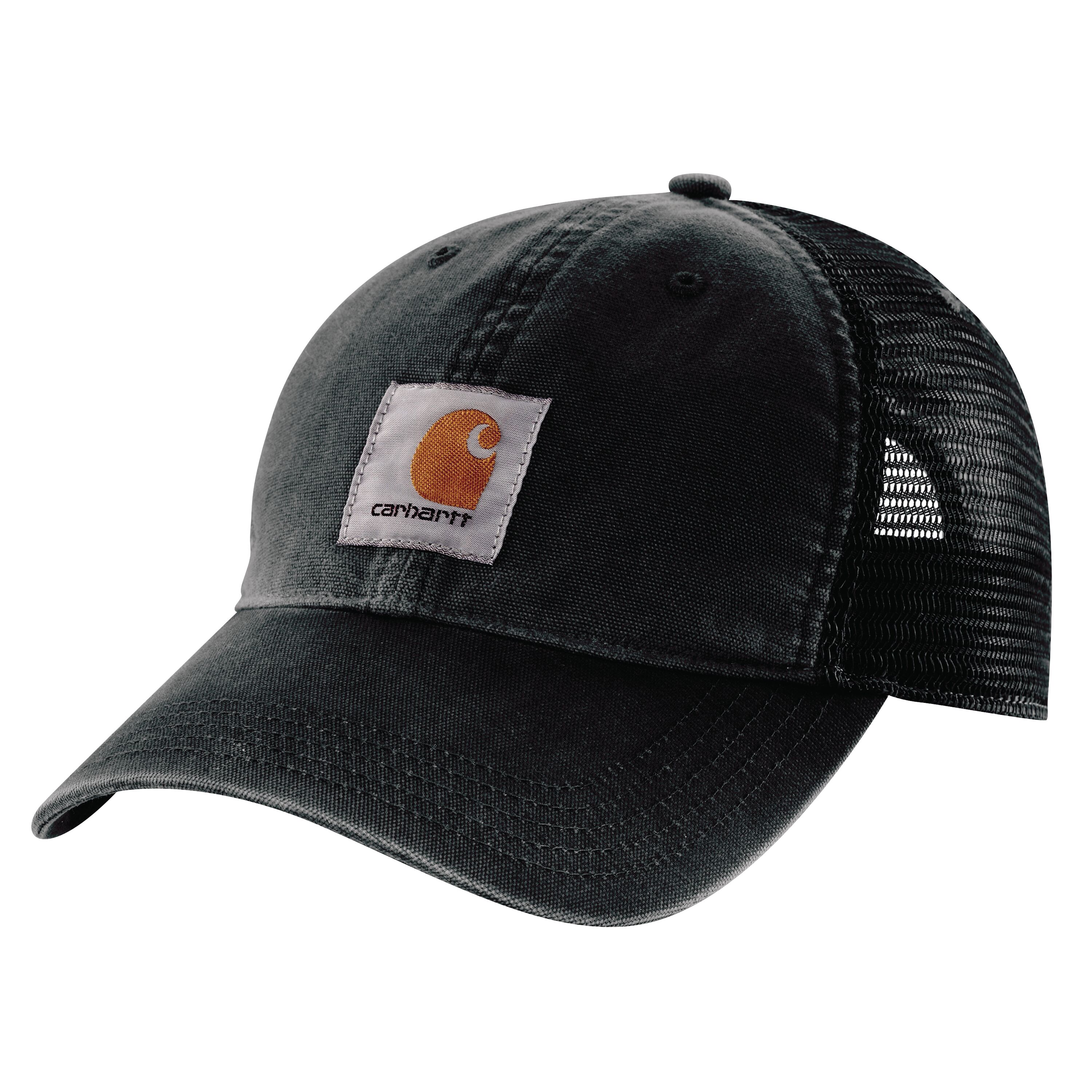 Carhartt 100286-BLACK-OFA Men's Black Cotton Baseball cap