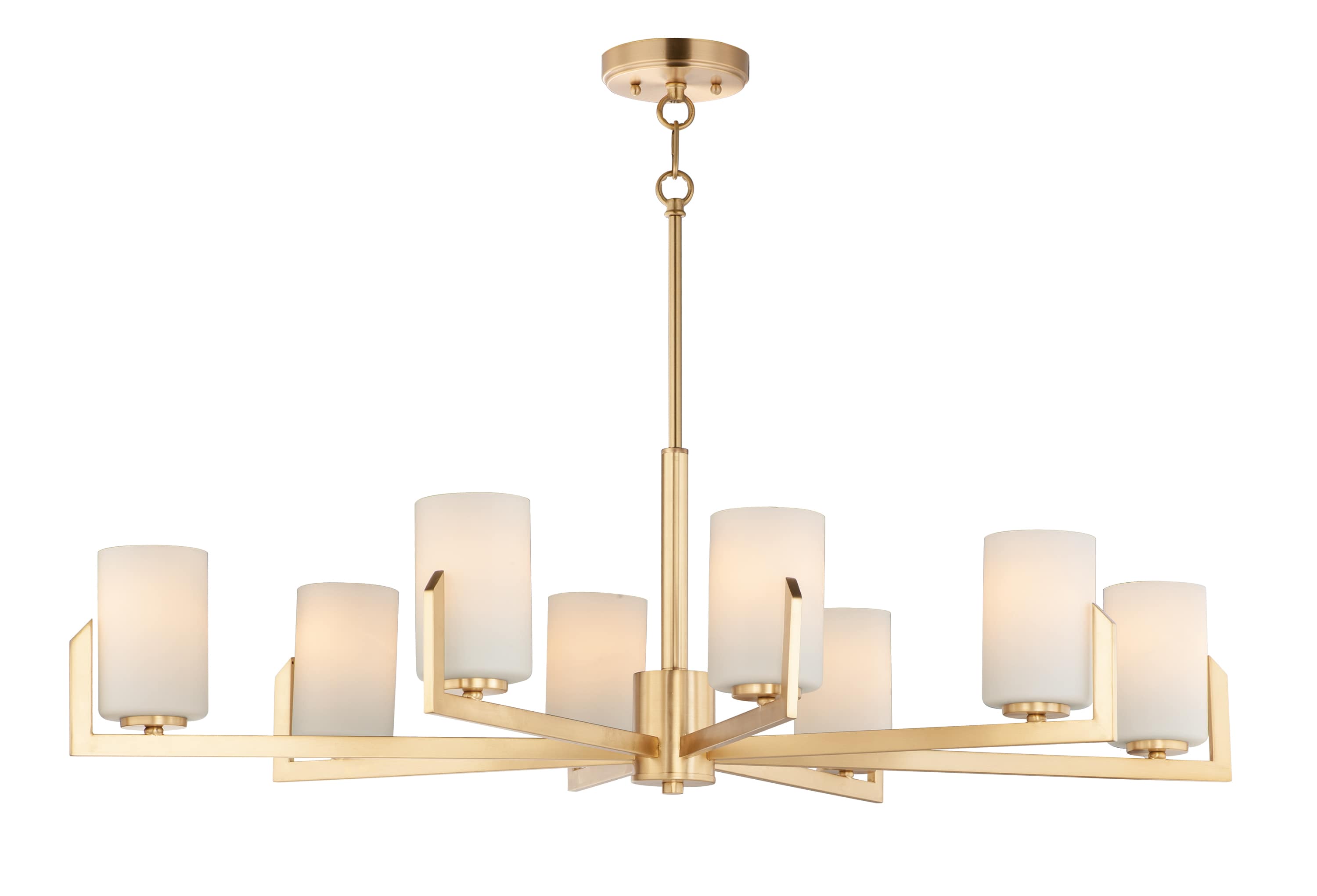 Maxim Lighting Dart 8-Light Satin Brass Transitional Dry rated ...