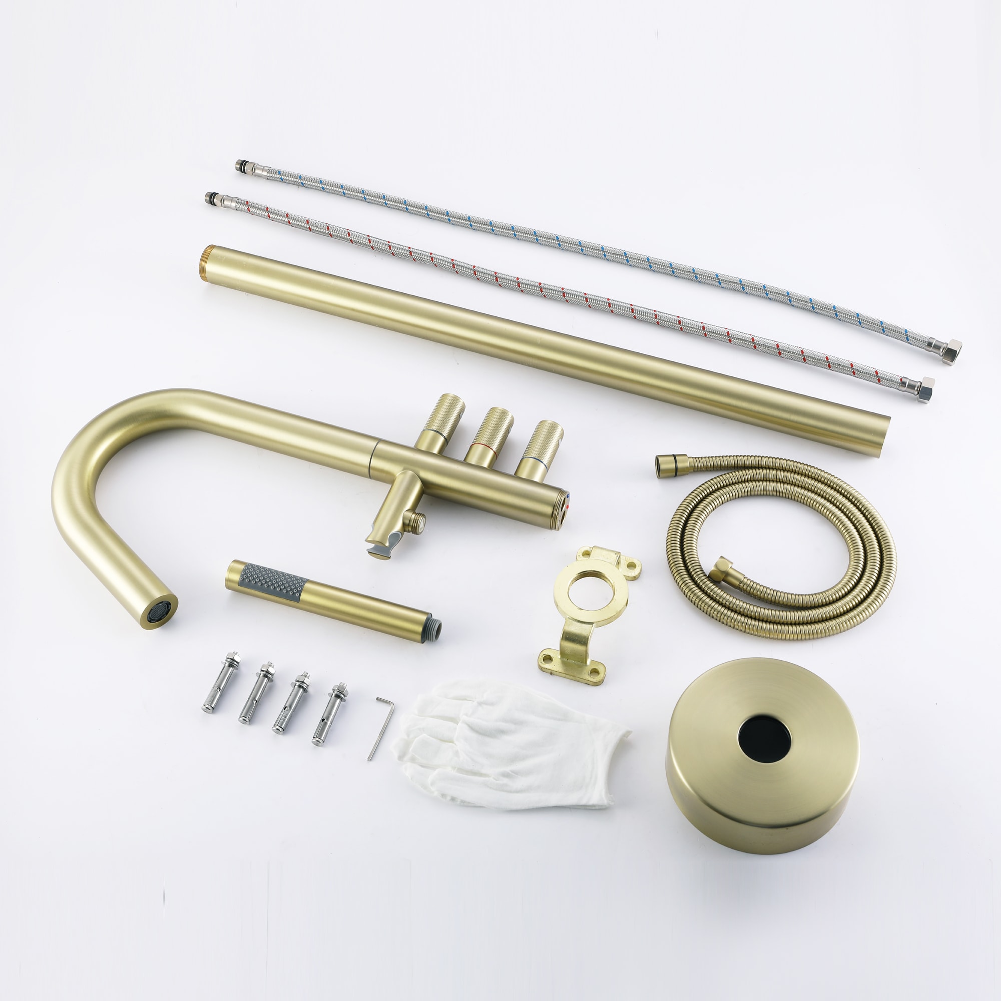 WELLFOR SMG-18013BG Roman-Tub-Faucets - View #13