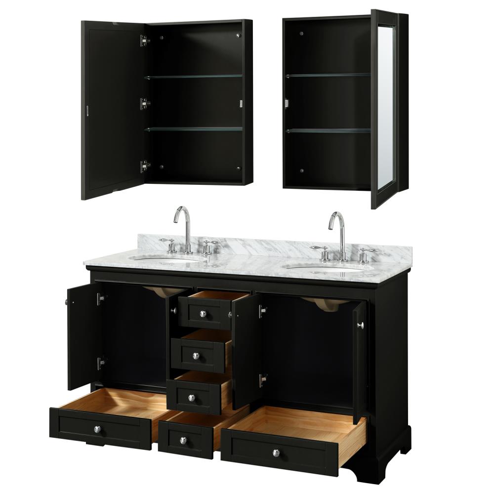 Wyndham Collection WCS202060DDECMUNOMED Bath-Vanity-Combo - View #2