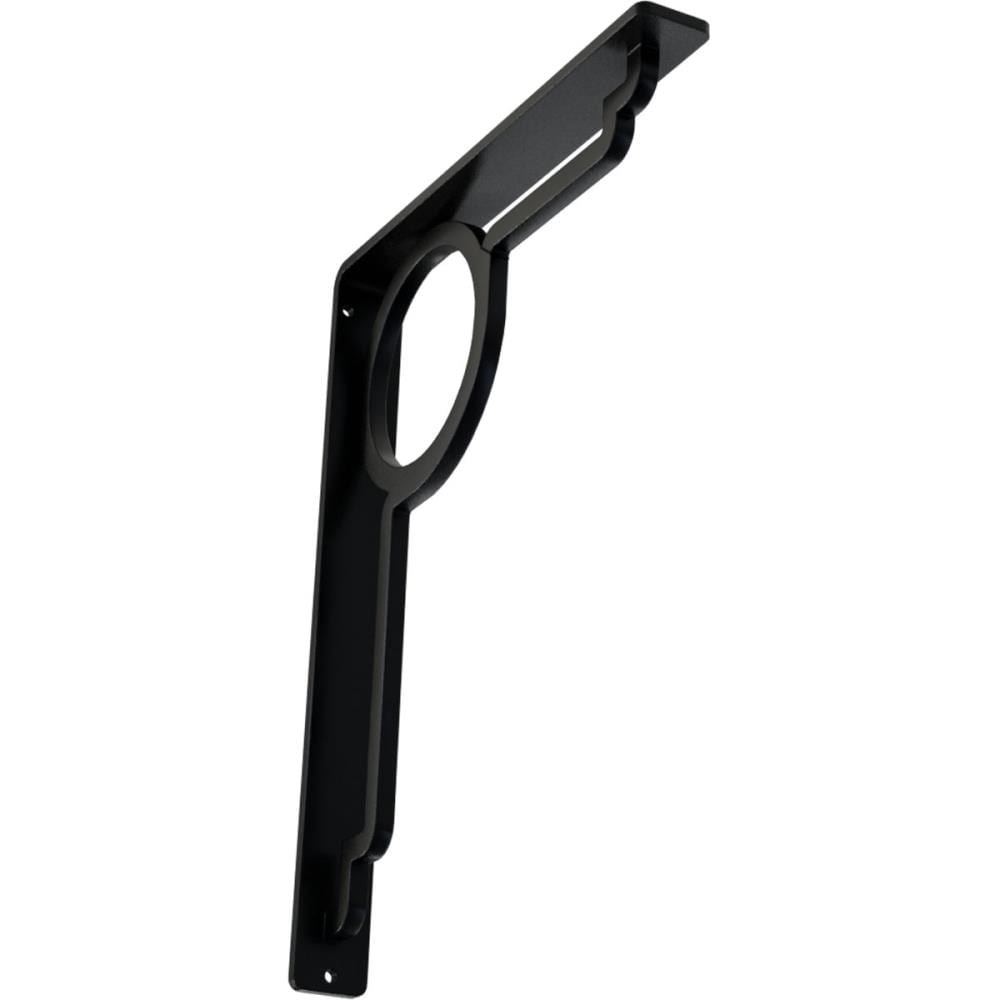 Ekena Millwork BKTM01X10X12SMA Maria 10-in x 1.5-in x 12-in Black Wrought iron Countertop support bracket
