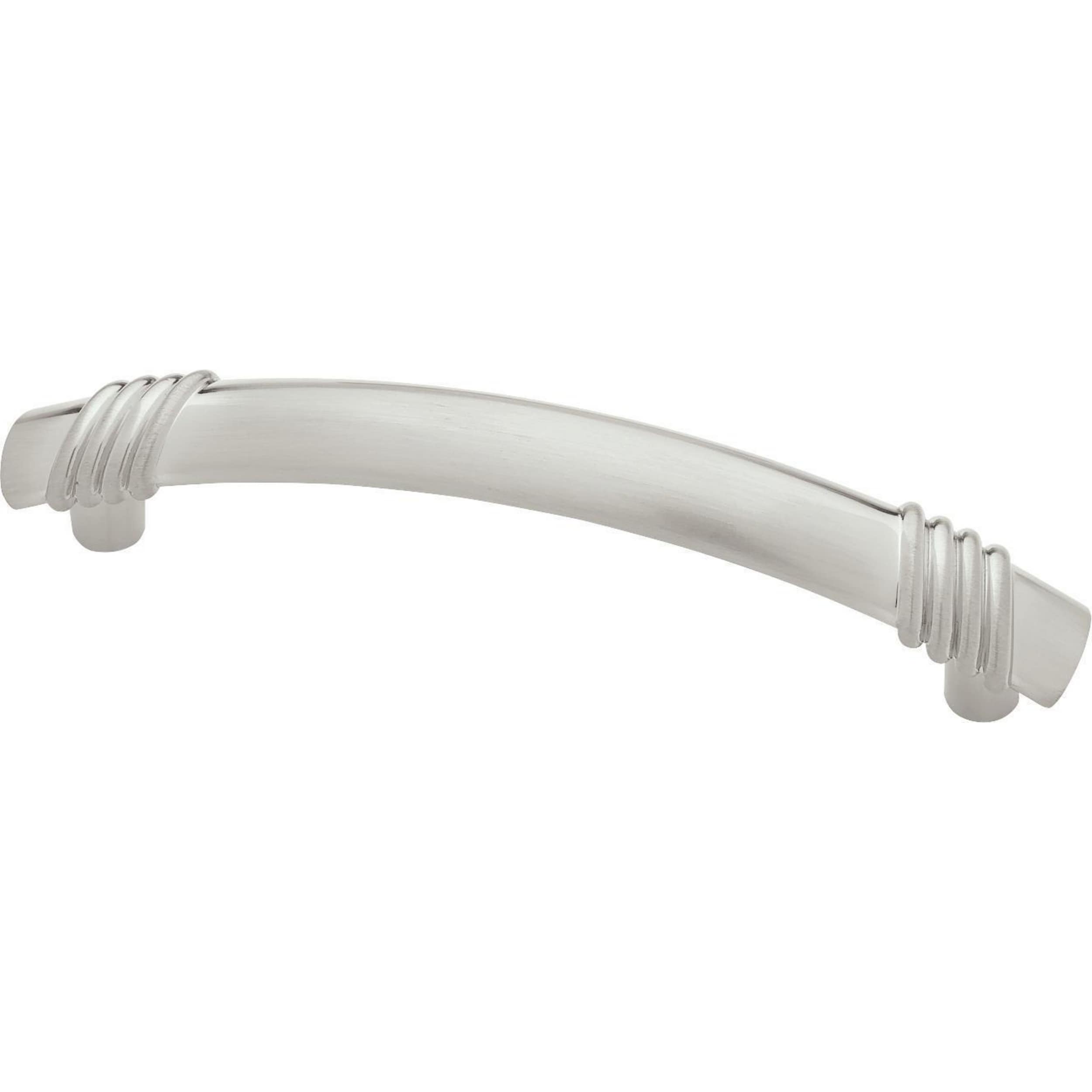 Brainerd P84300W-SN-C1 Knuckle 3-3/4-in , 96mm Center to Center Satin Nickel Arch Handle