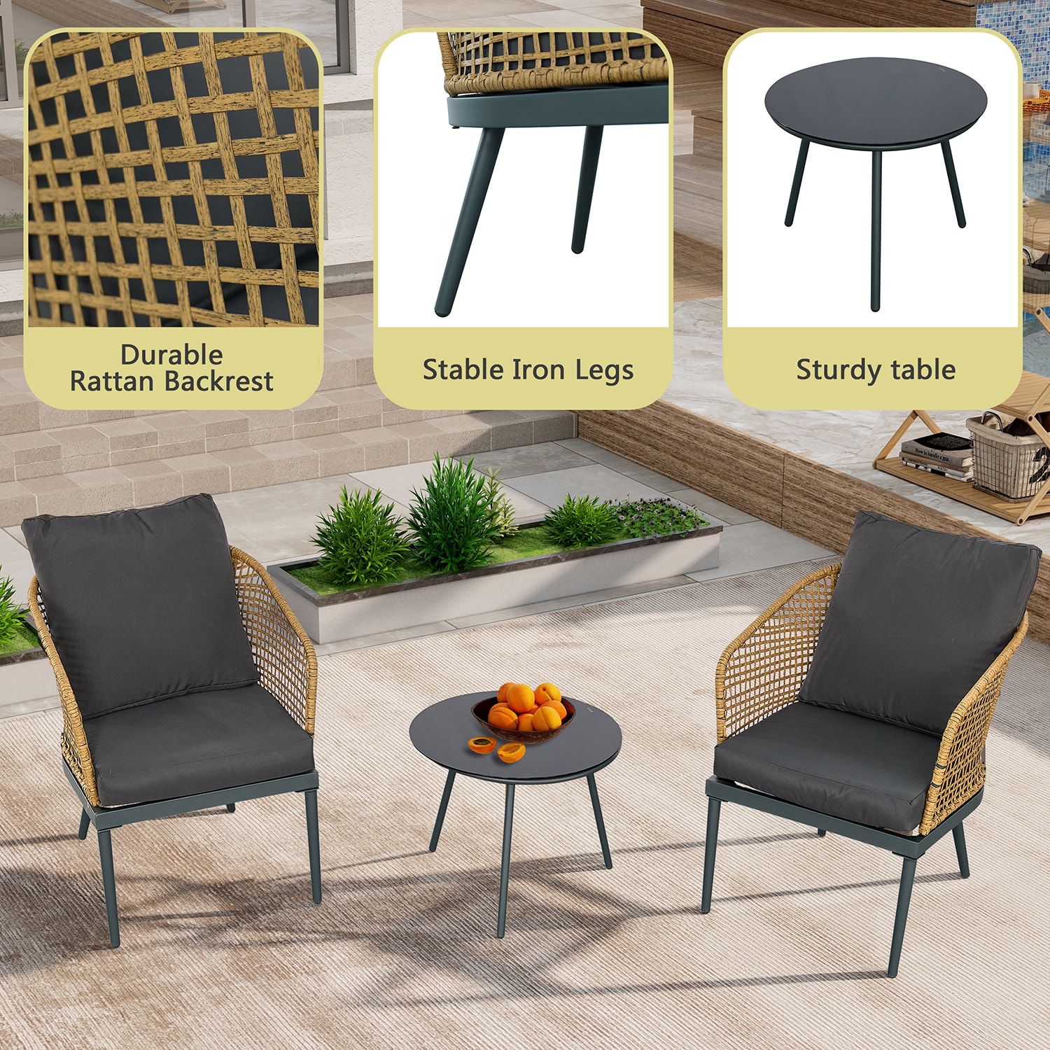 Bybafun YA7100024 Patio-Conversation-Sets - View #6