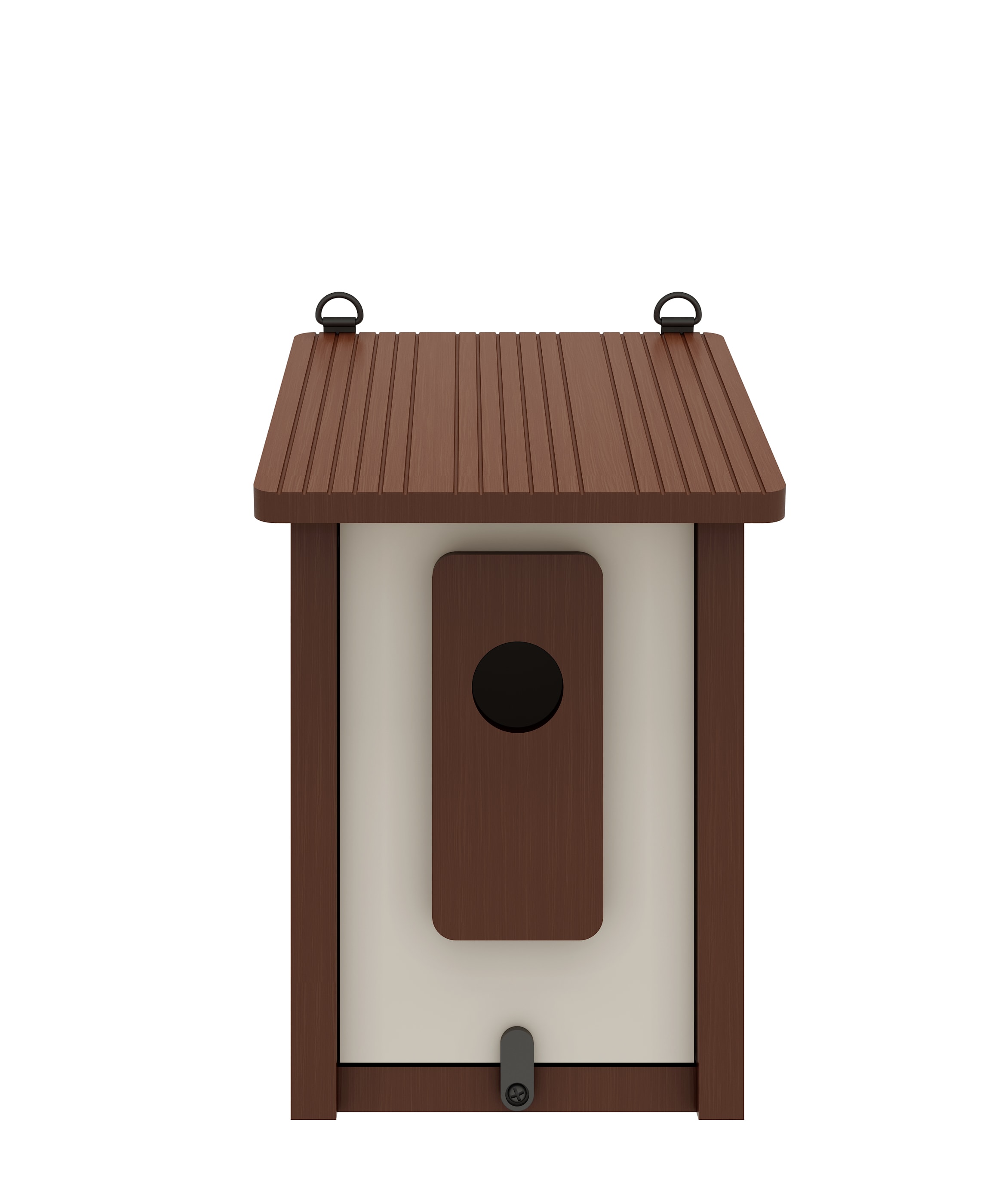 New Age Pet RHBBB44-09L 12.9-in H Brown/Maple Plastic Finches Nesting box Bird House