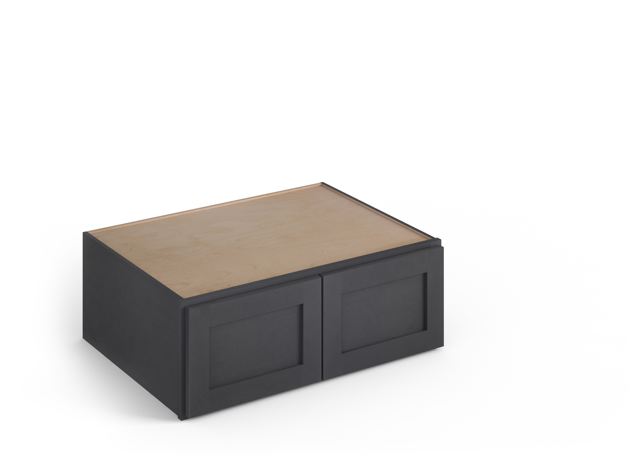 Valleywood Cabinetry 36-in W x 18-in H x 24-in D Ideal Gray Birch Wall Ready To Assemble Plywood Cabinet (Flat Panel Shaker Door Style)