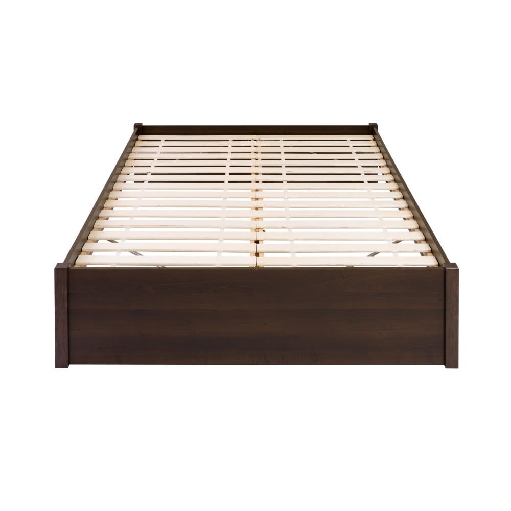 Prepac Select Espresso Queen Composite Platform Bed In The Beds ...