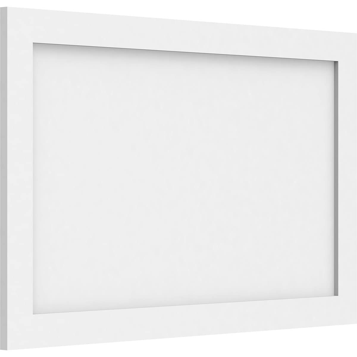 Ekena Millwork WALP32X20X062CNL 32-in x 20-in Smooth Paintable/Stainable White PVC Fretwork Wall Panel (