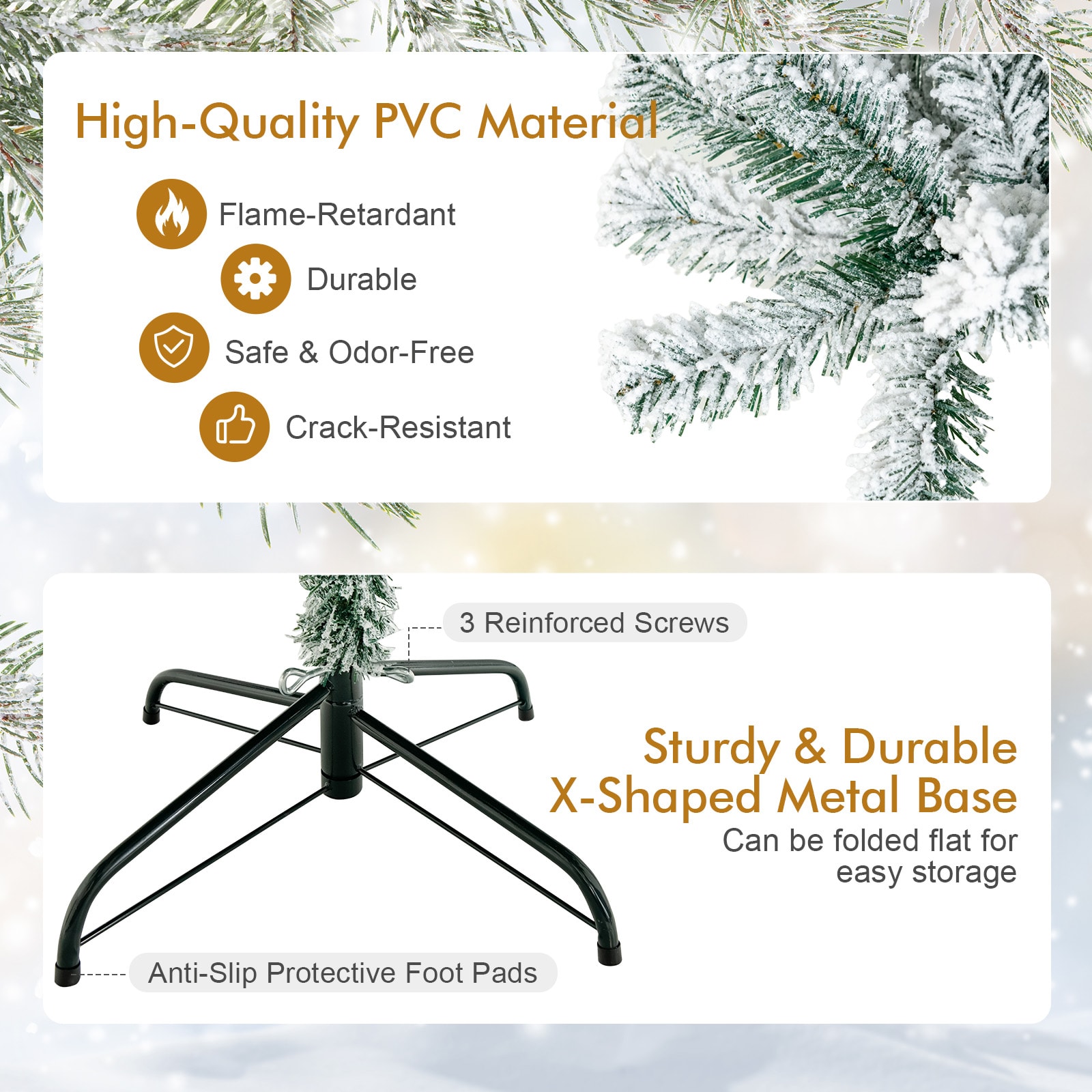 Forclover ALHY-068CM Artificial-Christmas-Trees - View #10