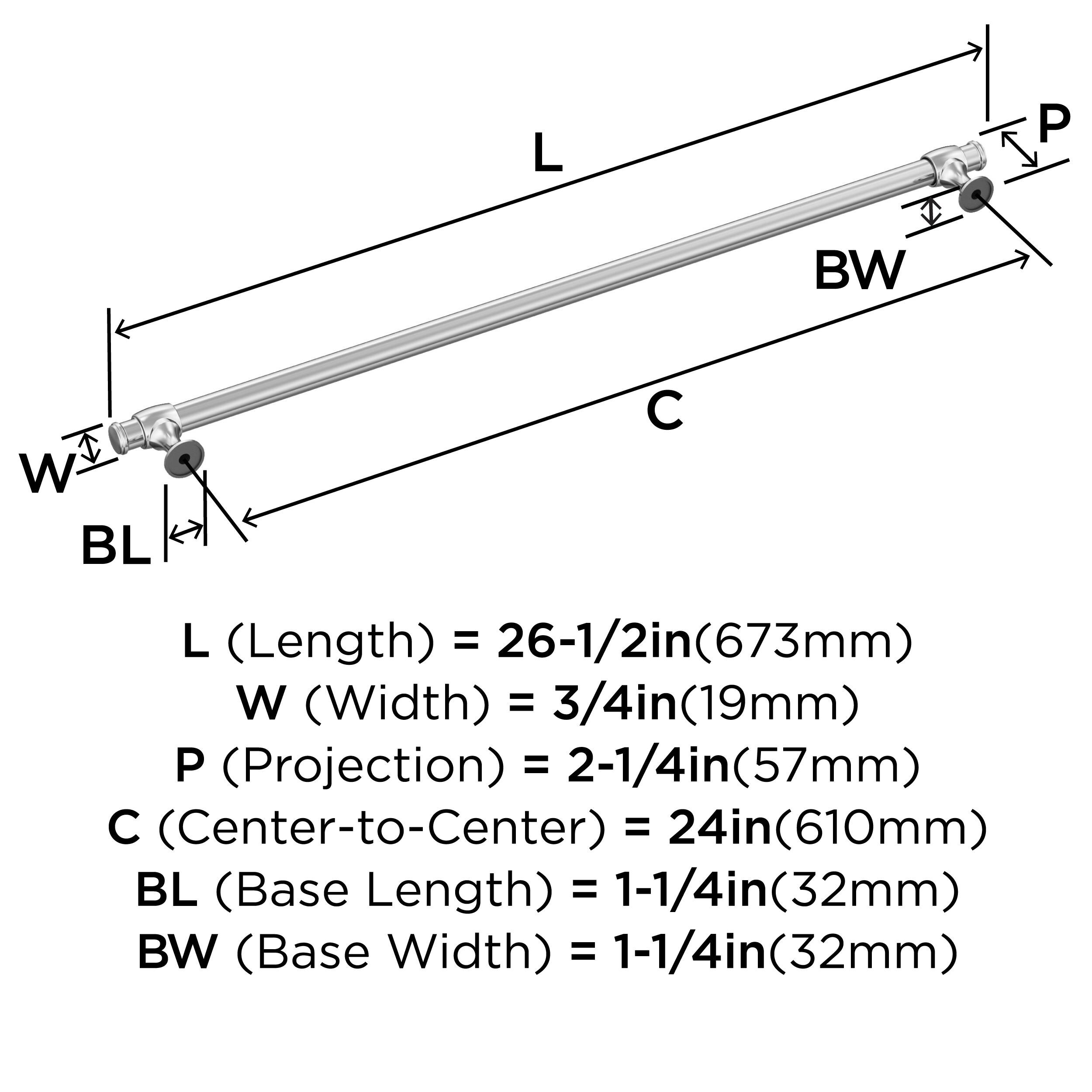 Amerock BP5406726 Cabinet-Pulls - View #5