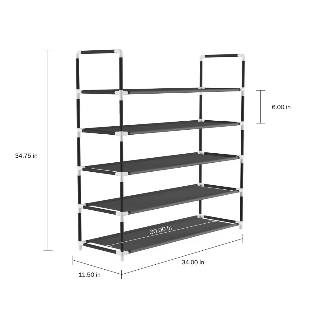 4 tier double wide storage online rack