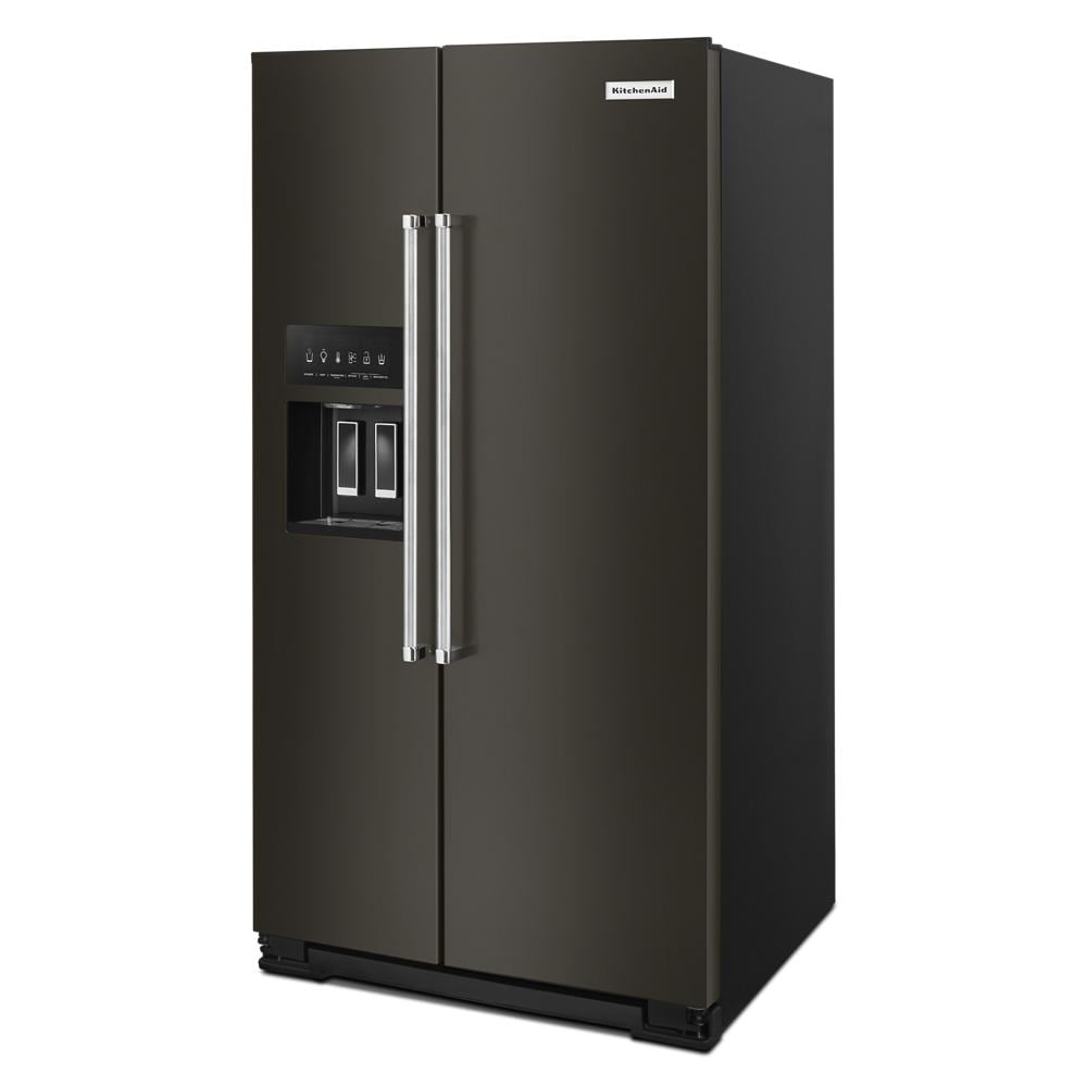 KitchenAid 24.8-cu ft Side-by-Side Refrigerator with Ice Maker 