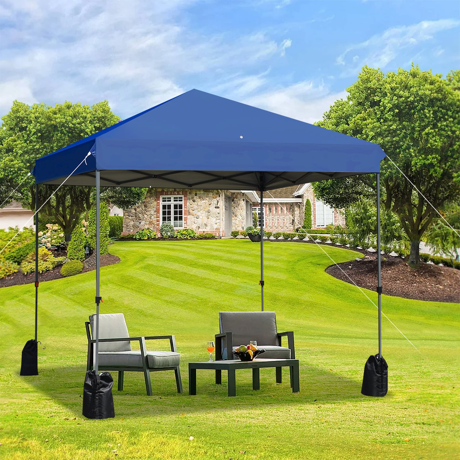 Wellfor 8-ft X 8-ft Canopy Storage Shelter In The Canopy Storage 