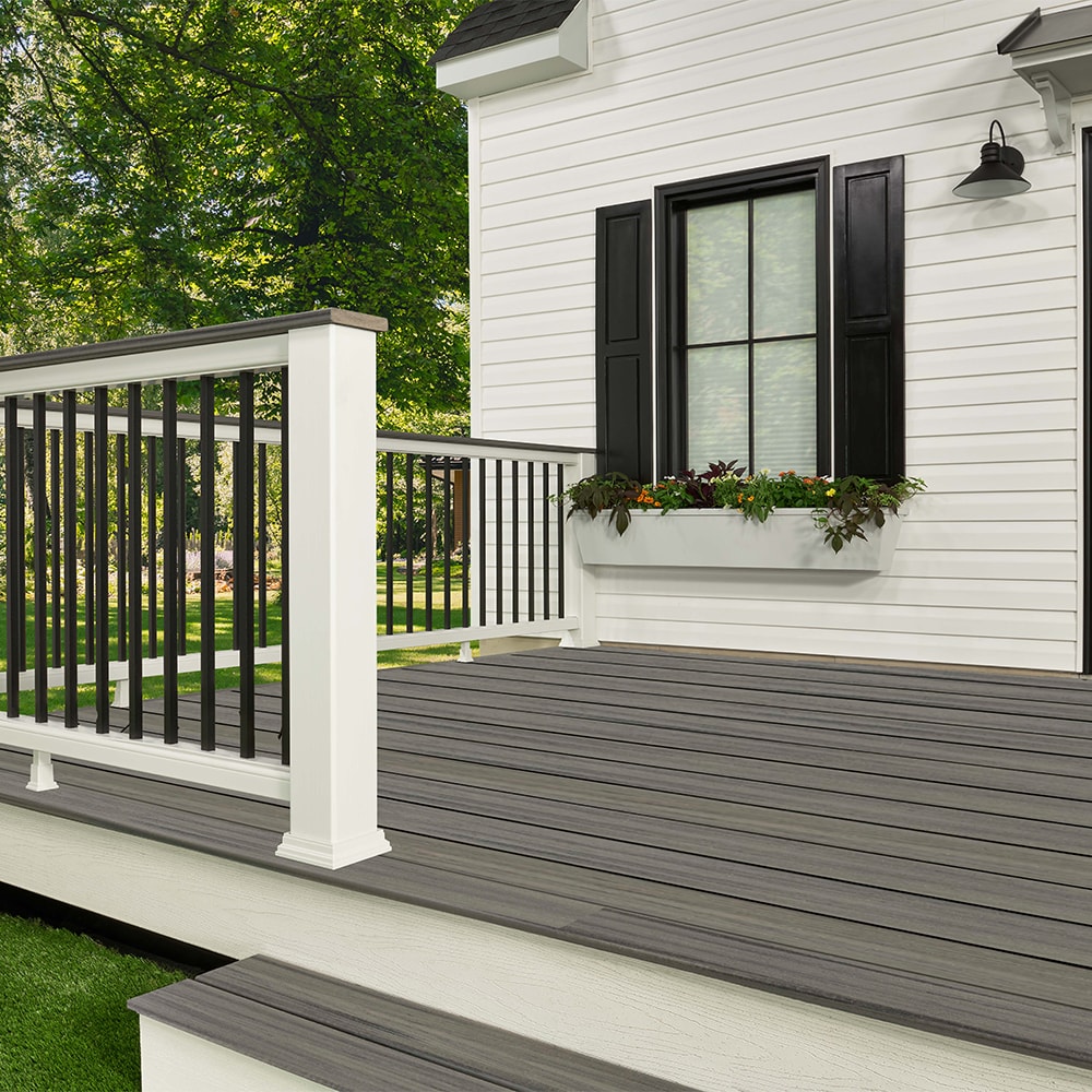 Shop Trex Transcend® Railing Collection with Cocktail Rail at