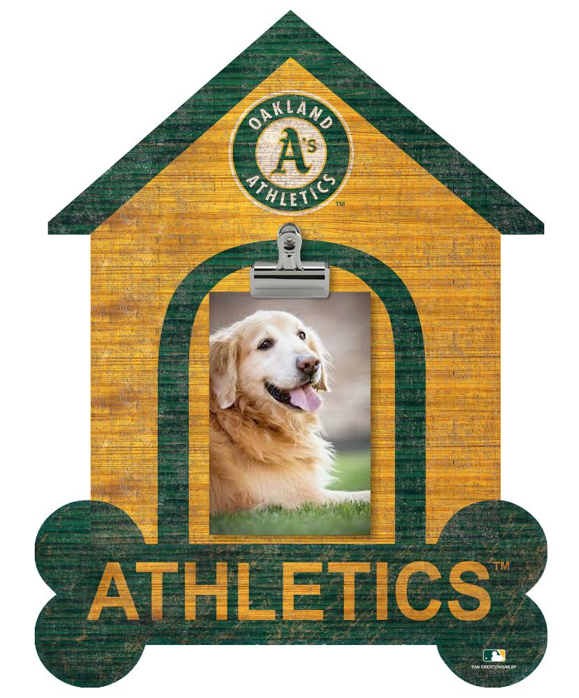 Fan Creations Oakland Athletics Dog Bone House Clip Frame at