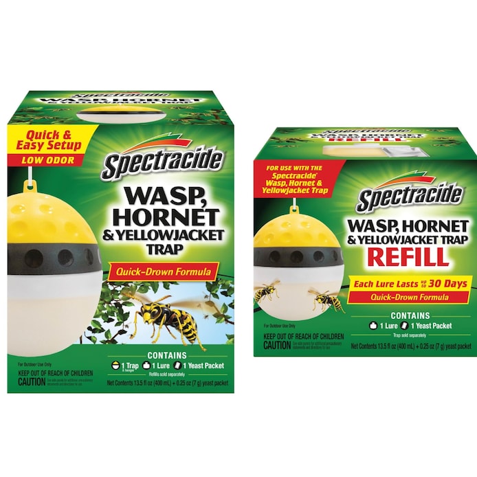 Spectracide Wasp and Hornet Trap + Refill