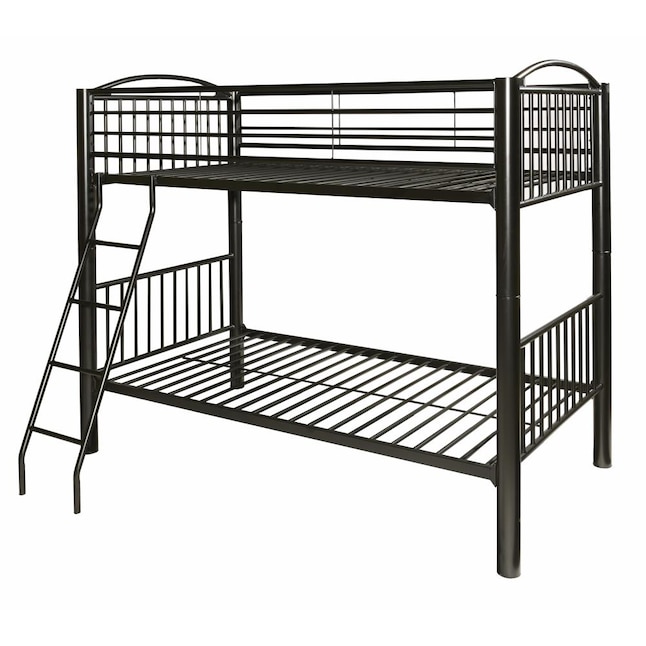 Powell Heavy Metal Black Twin Over, Powell Full Over Metal Bunk Bed Multiple Colors Silver