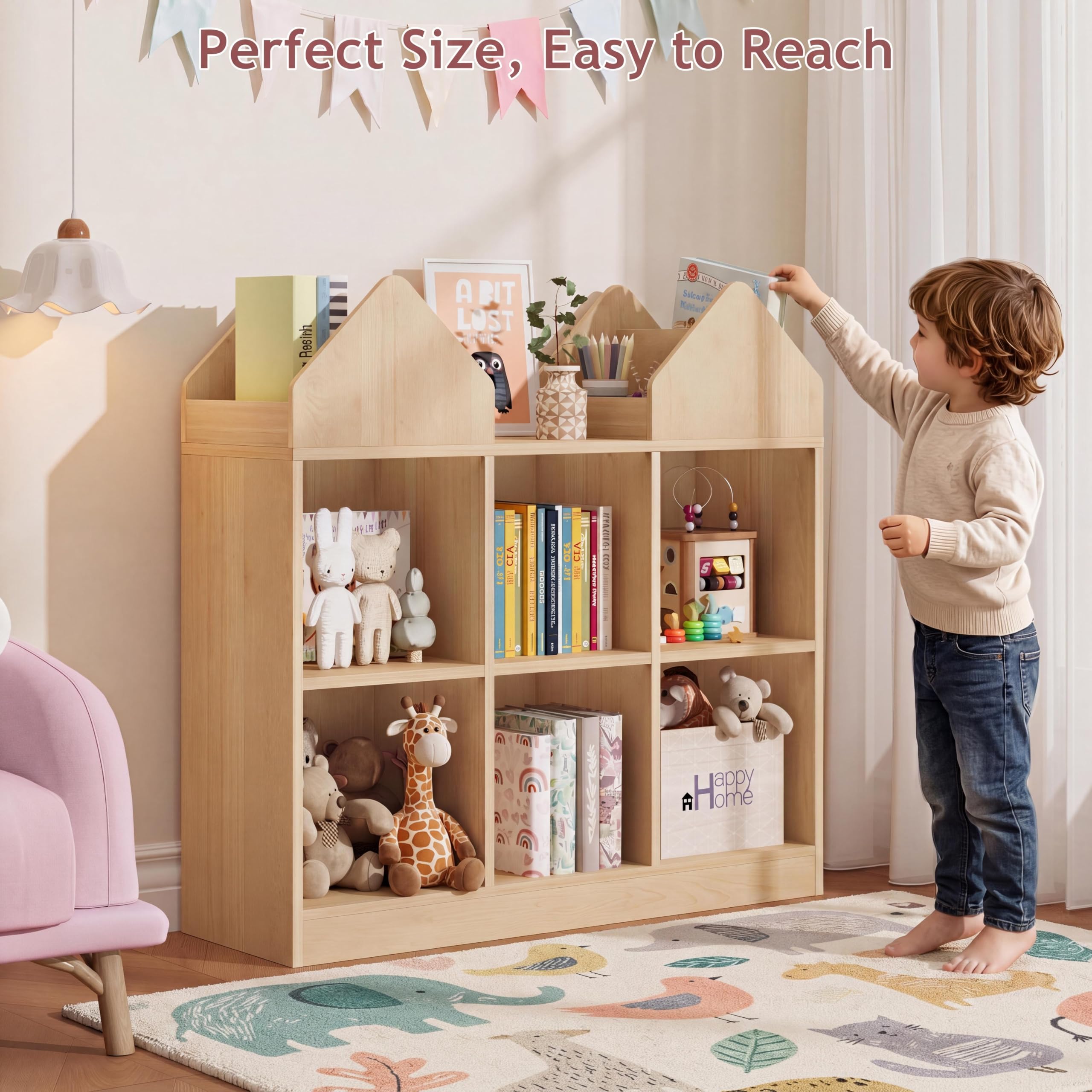 GarveeLife CLJ-E38Z5M2MOEO Kids-Bookcases - View #4