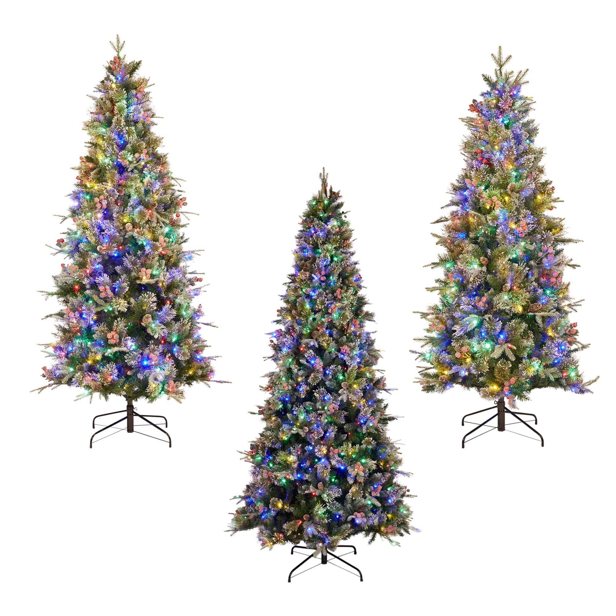 Shop Holiday Living Frost Berry Artificial Christmas Tree Collection at