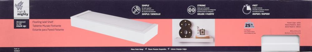 High & Mighty 515607 Wall-Mounted-Shelving - View #2