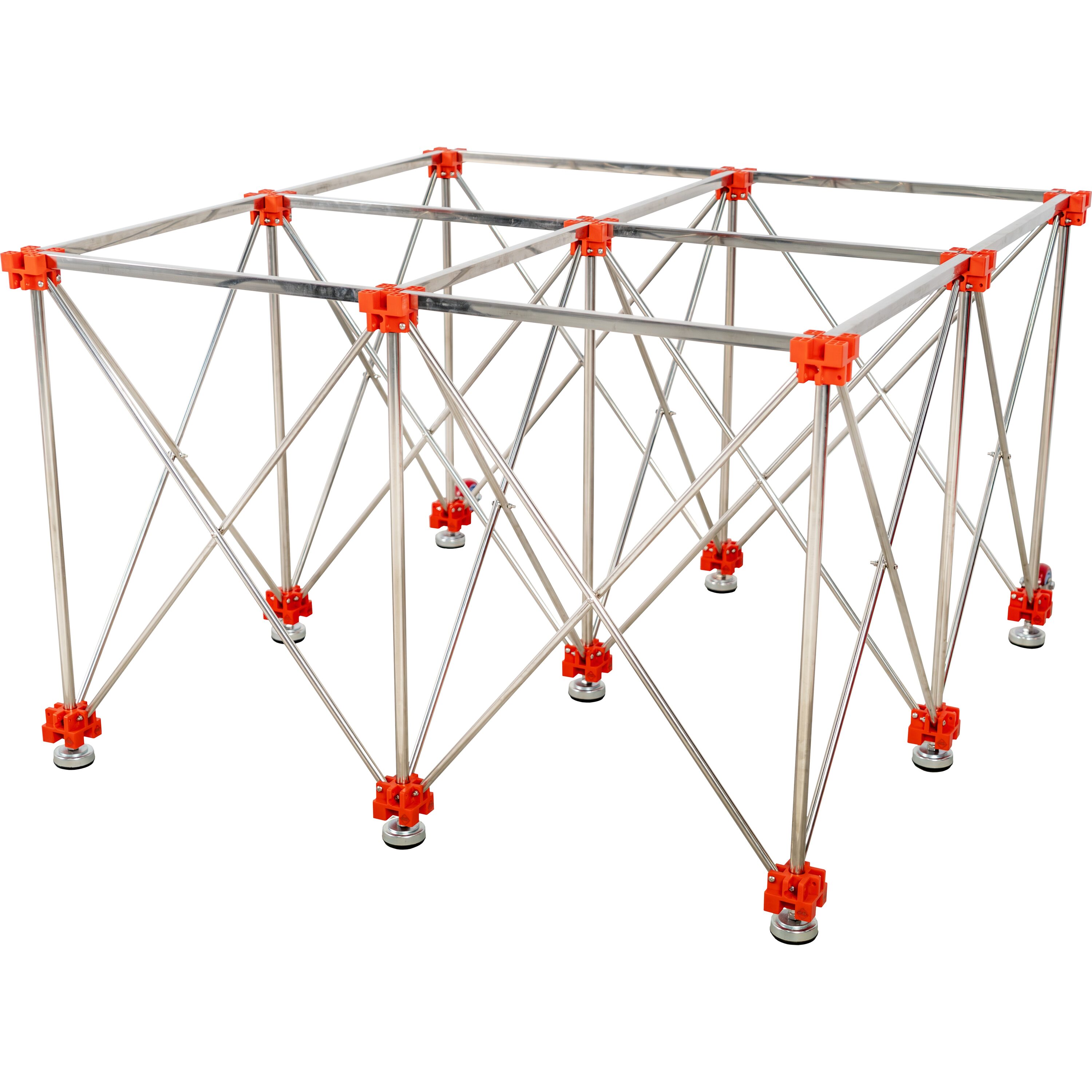 RUBI 47-in L x 29.5-in H Gray Aluminum Portable Folding work bench #28918