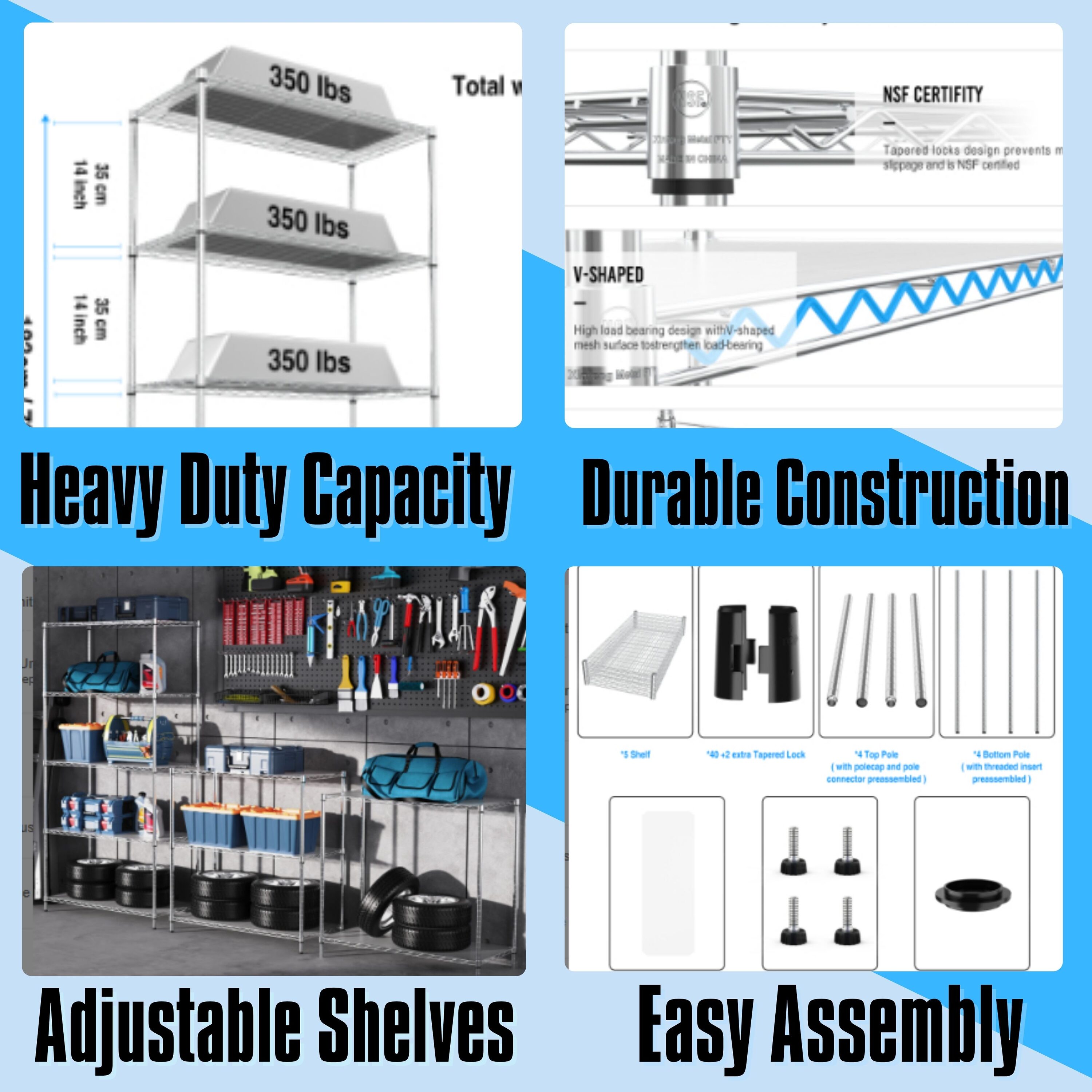 ToolCat NGG30-28-DSG Free-Standing-Shelving - View #2