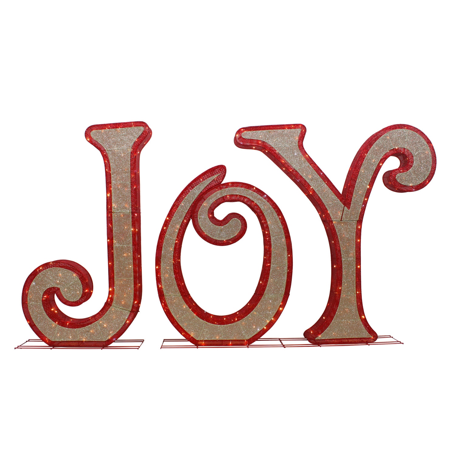 Holiday Living W12L0684 Joy Sign with White LED Lights