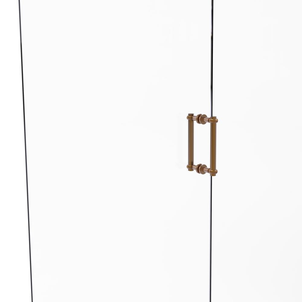 Allied Brass 404T-8BB-BBR Brushed nickel 8-Inches Hinged shower door Handle